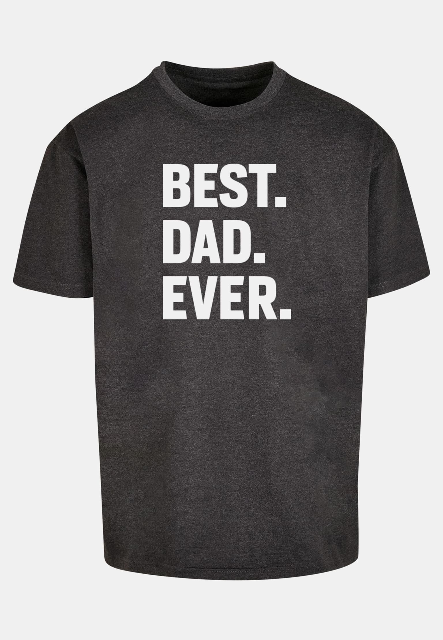 Merchcode POD Fathers Day - Best Dad Ever Heavy Oversize Tee – Bild 3
