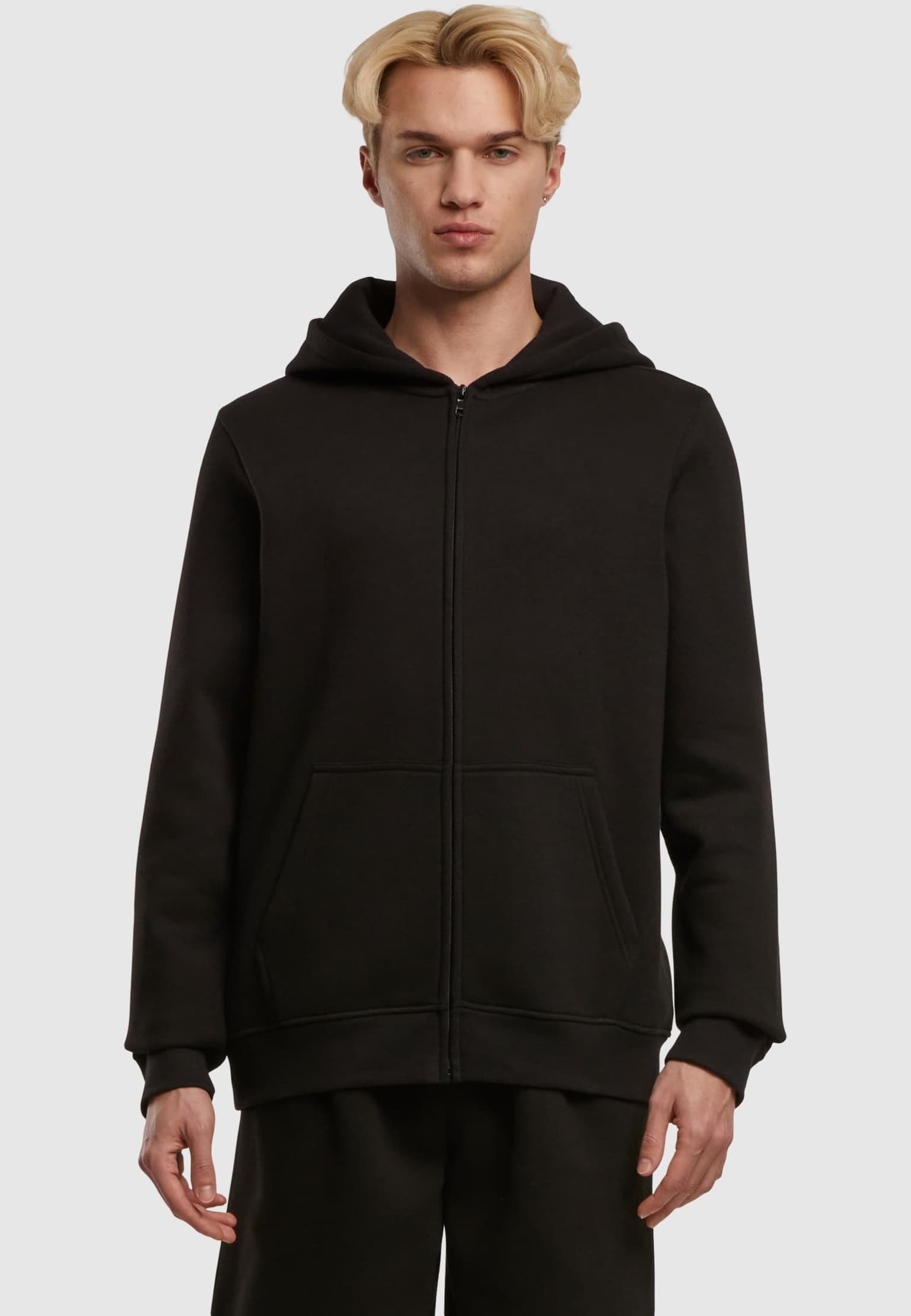 Urban Classics Basic Essential Zip Hoody – Bild 3