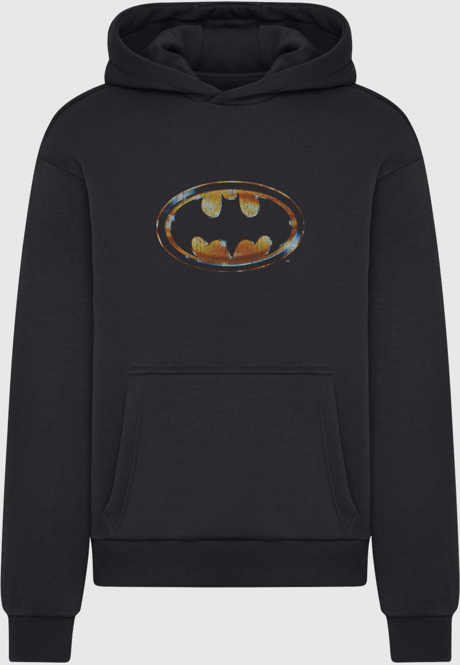 Merchcode Batman 1989 Logo Fluffy Hoodie – Bild 3
