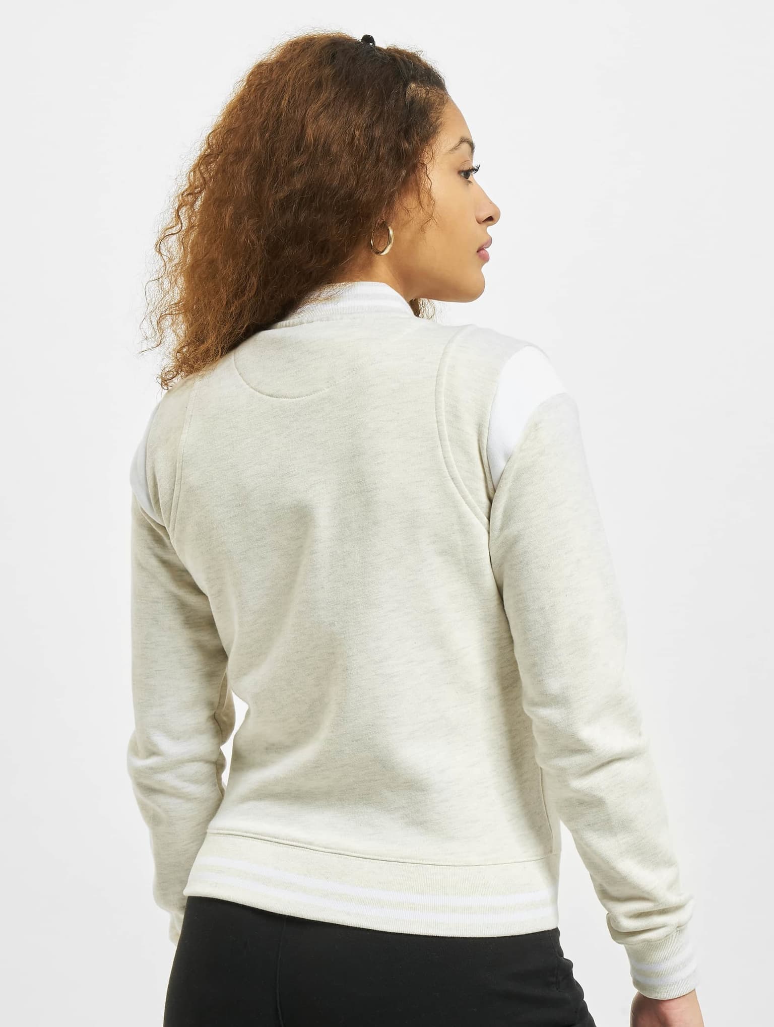 Urban Classics Ladies Inset College Sweat Jacket – Bild 2