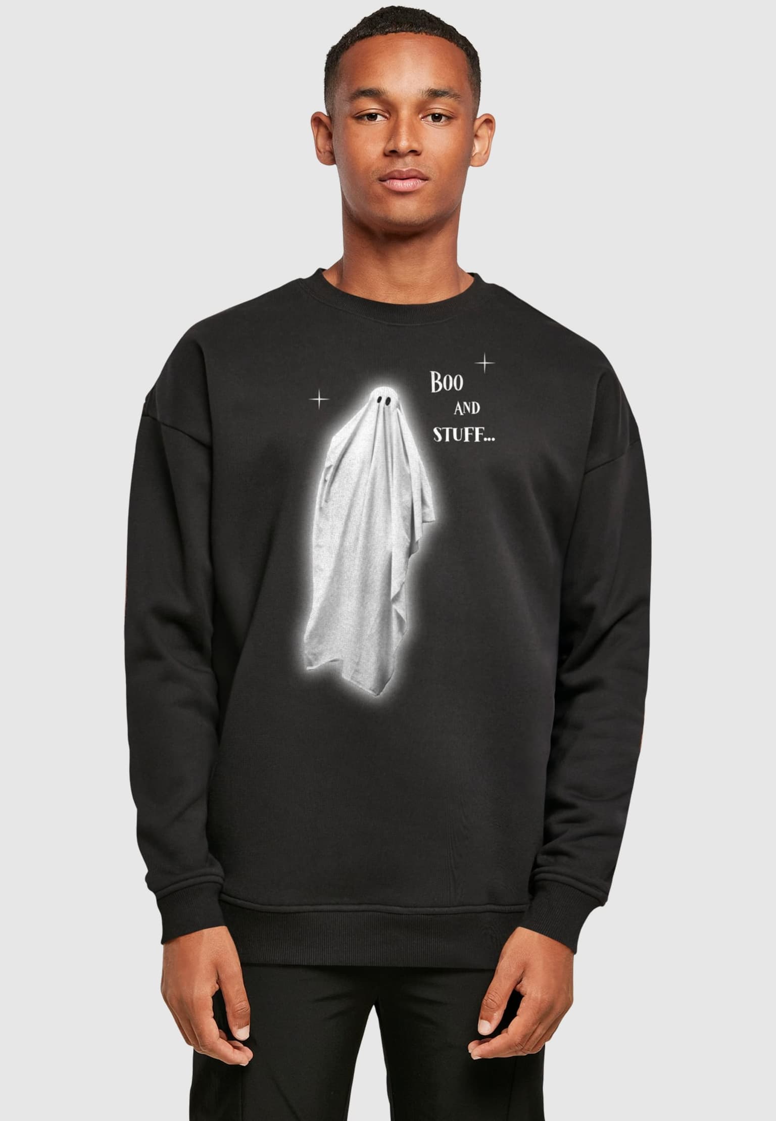 Merchcode Halloween - Boo And Stuff Crewneck