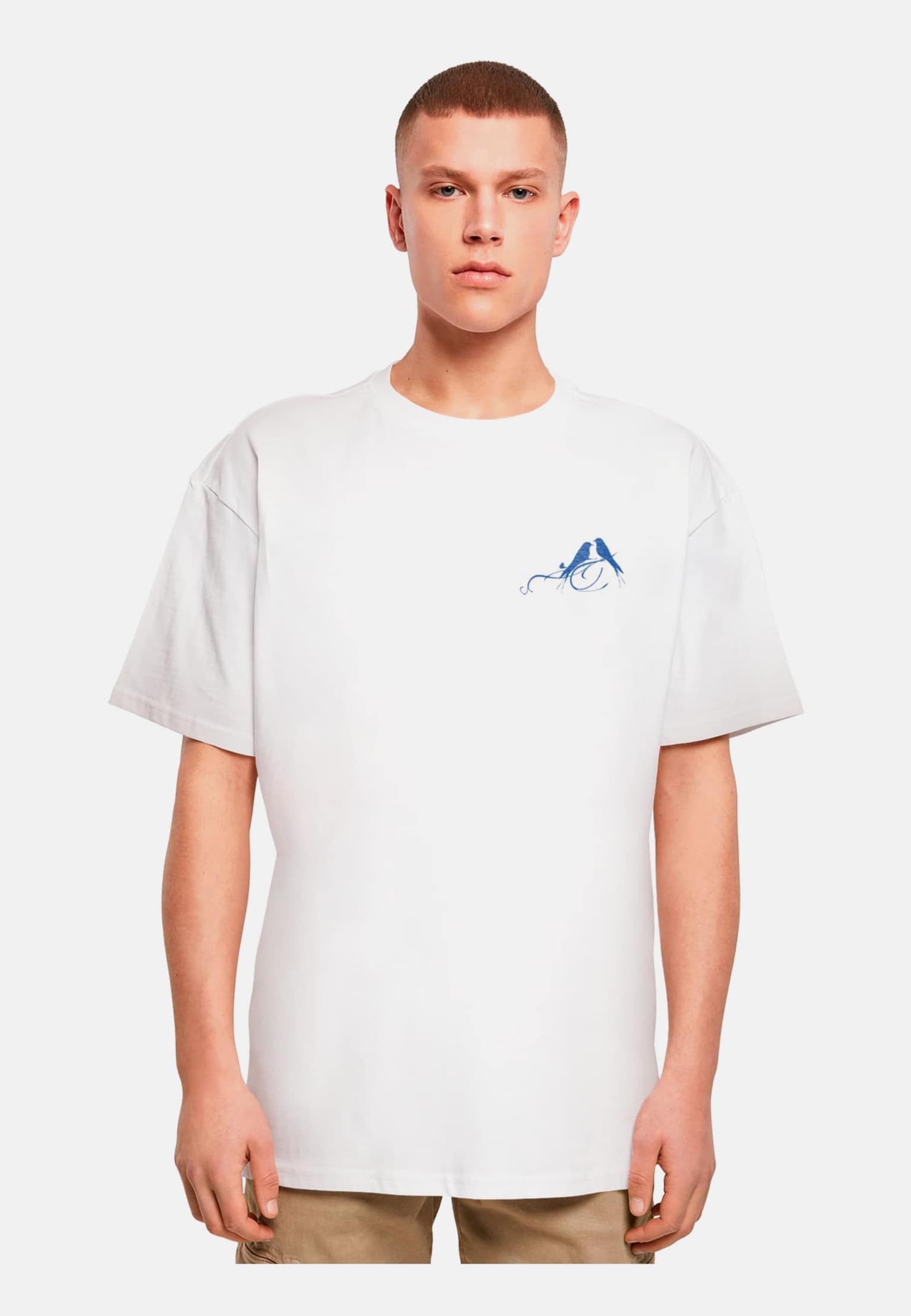 Merchcode Love Birds Heavy Oversize Tee