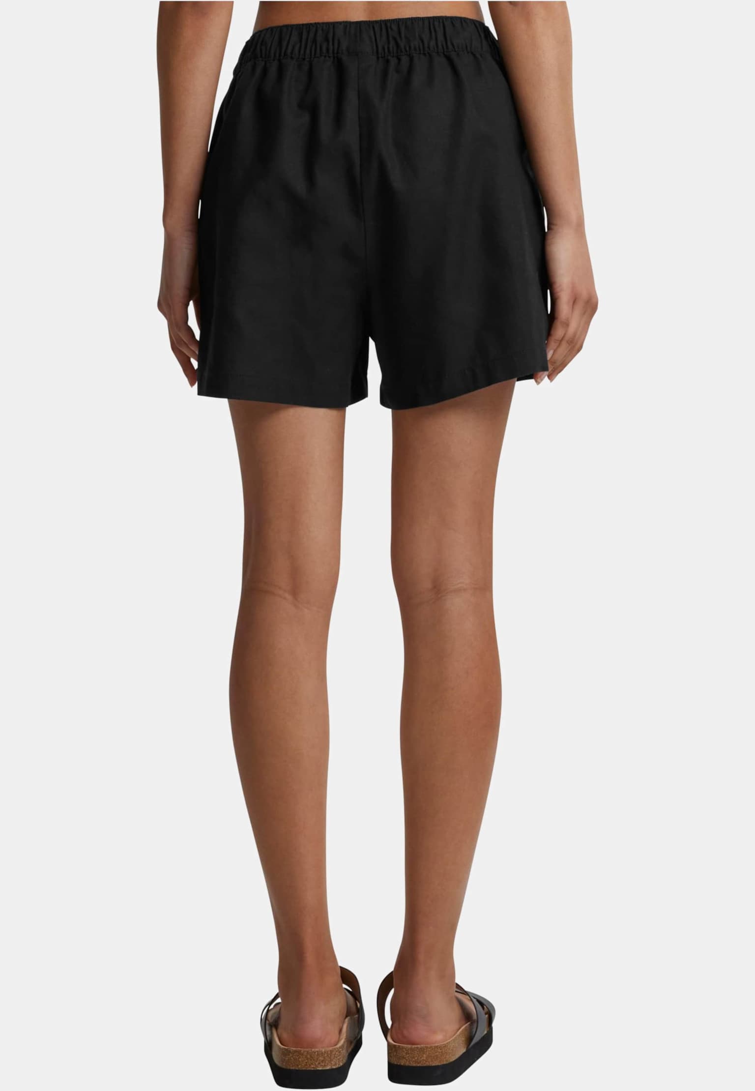 Urban Classics Ladies Linen Mixed Boxer Short – Bild 2