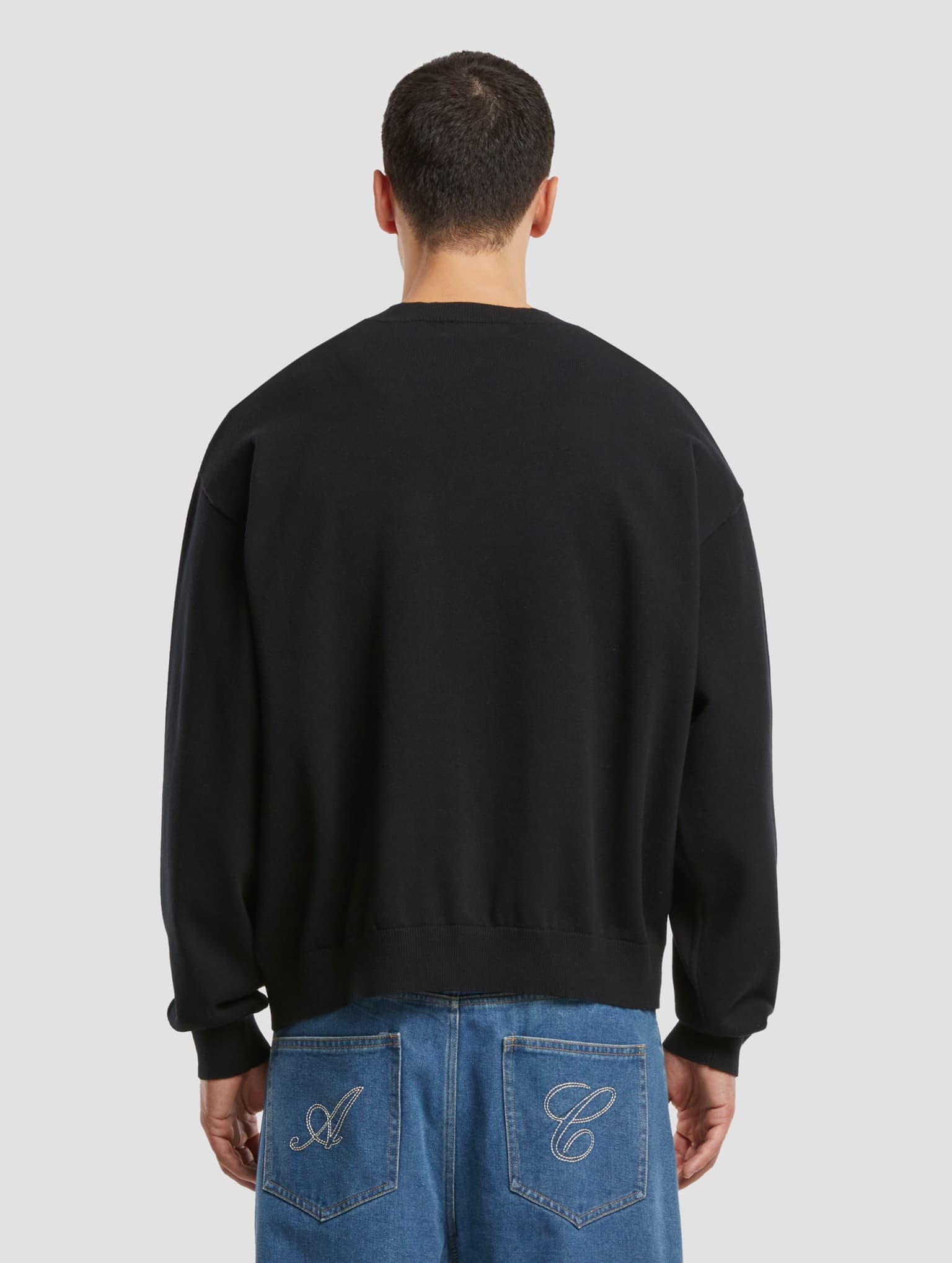 Another Cotton Lab Chenille Oversize Knit Sweatshirt – Bild 2