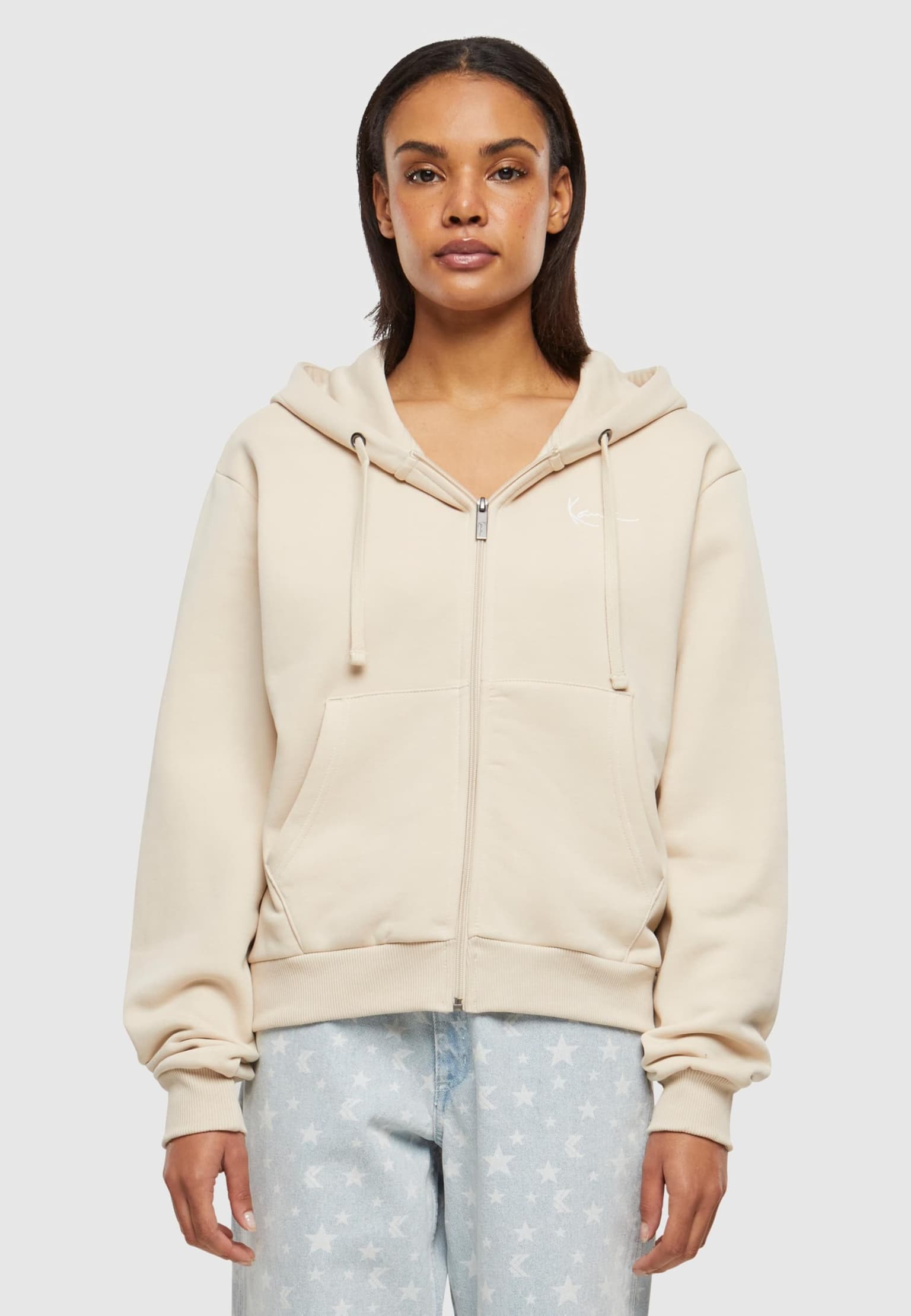 Karl Kani KW-ZH011-023-19 KK Chest Signature Essential Zip Hoodie