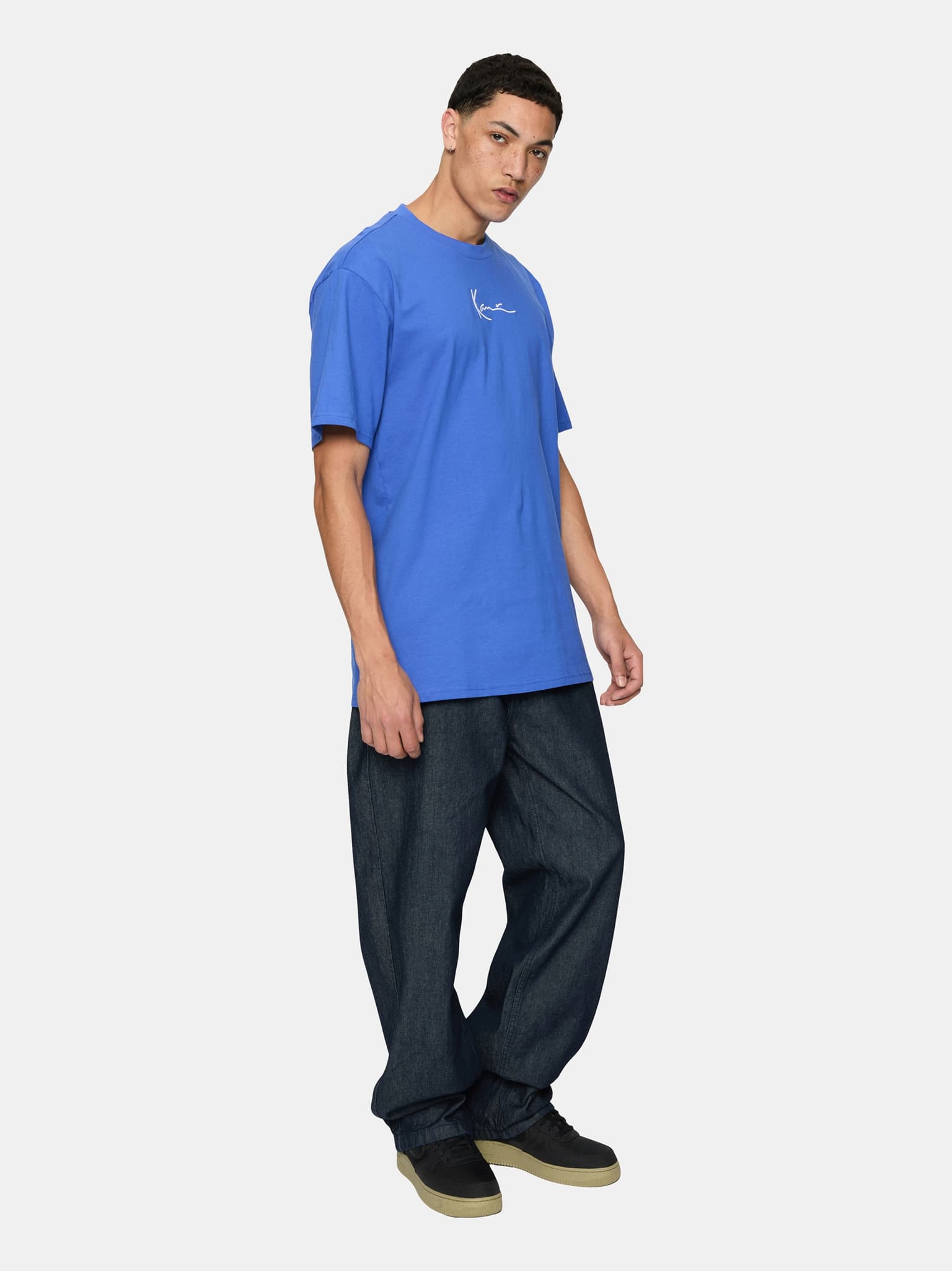 Karl Kani KM-TE011-091-02 Small Signature Essential Tee blue – Bild 3