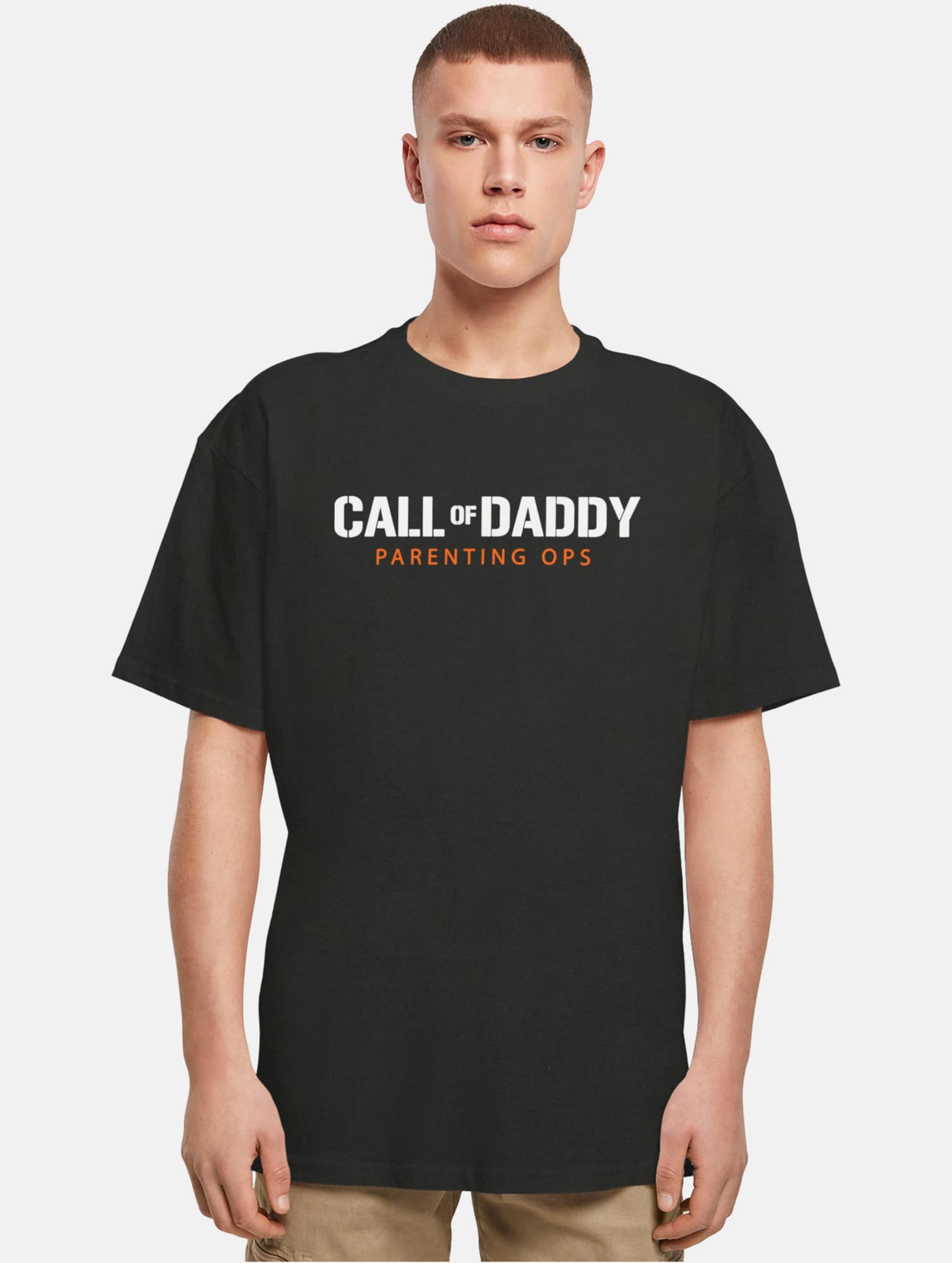 Merchcode POD Fathers Day - Call of Daddy Heavy Oversize Tee
