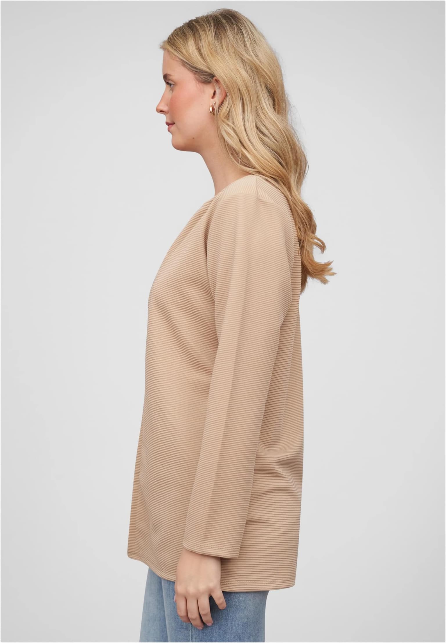 Cloud5ive Damen Strickjacke offener ribbed Cardigan – Bild 4