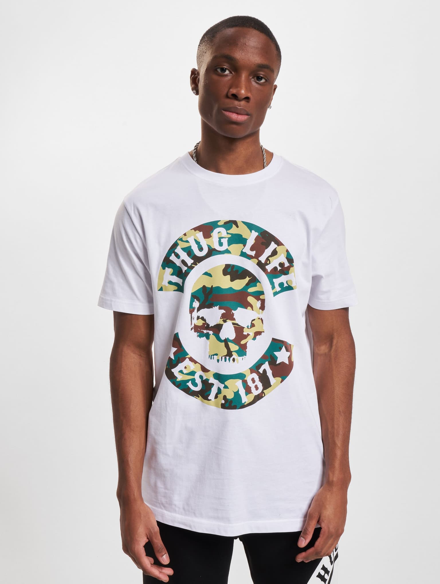 Thug Life B.Skull Camo T-Shirt – Bild 4