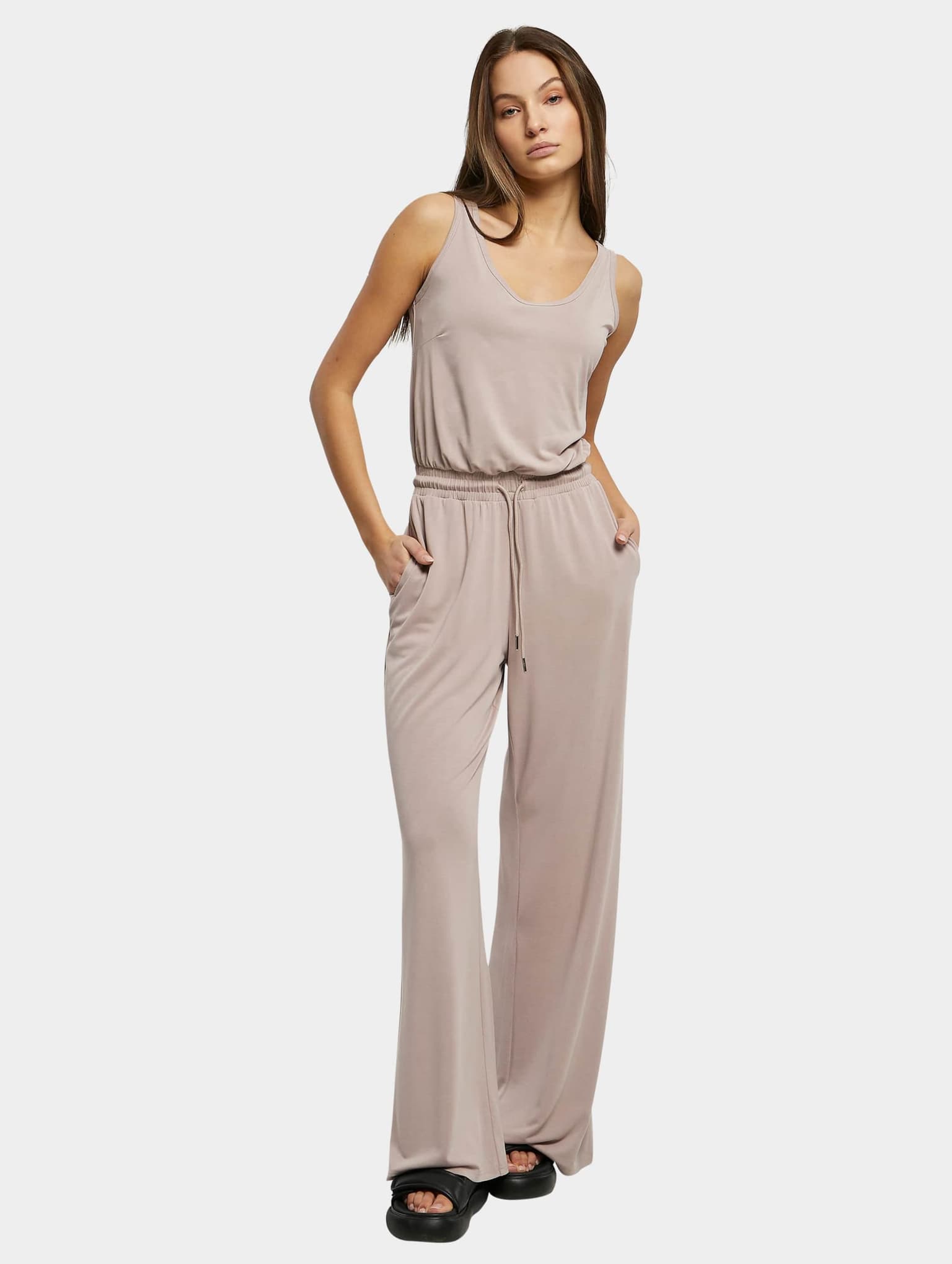 Urban Classics Ladies Long Sleevless Modal Jumpsuit – Bild 4