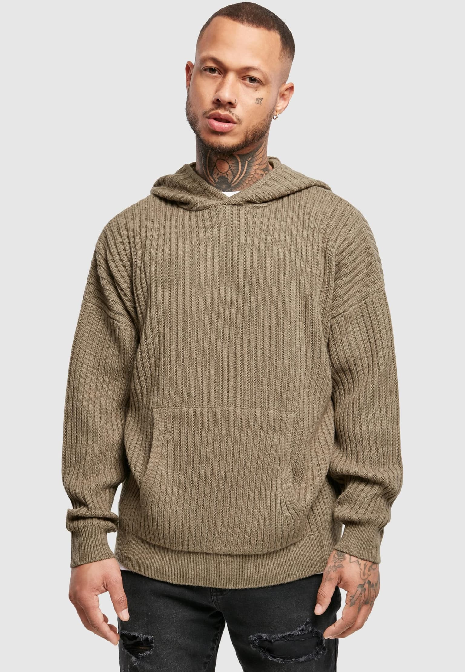 Urban Classics Knitted Hoody – Bild 3