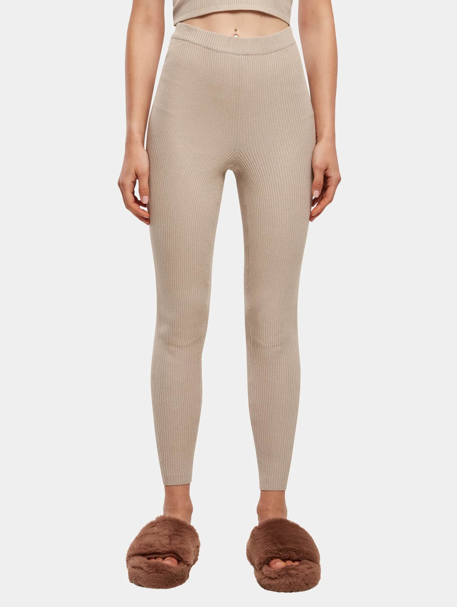 Urban Classics Ladies Rib Knit Leggings – Bild 3
