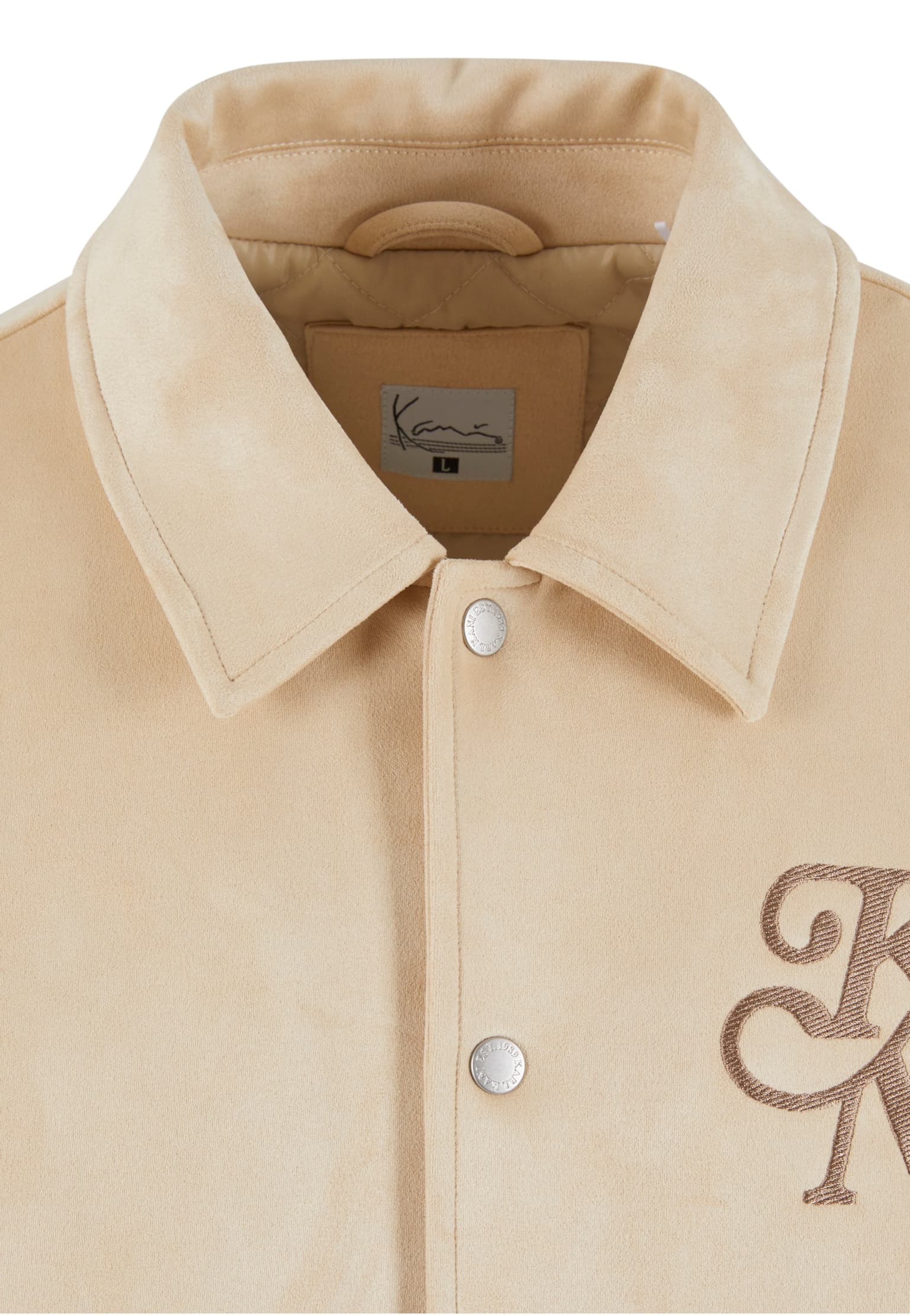 Karl Kani Legacy Faux Suede Bowling Jacket – Bild 4