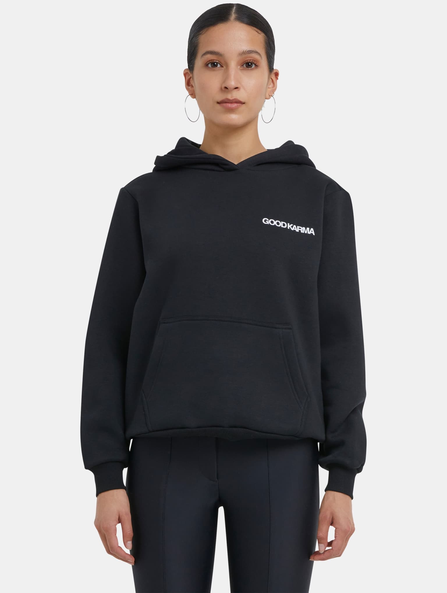 Miss Tee Back Around Ladies Fluffy Hoody – Bild 3