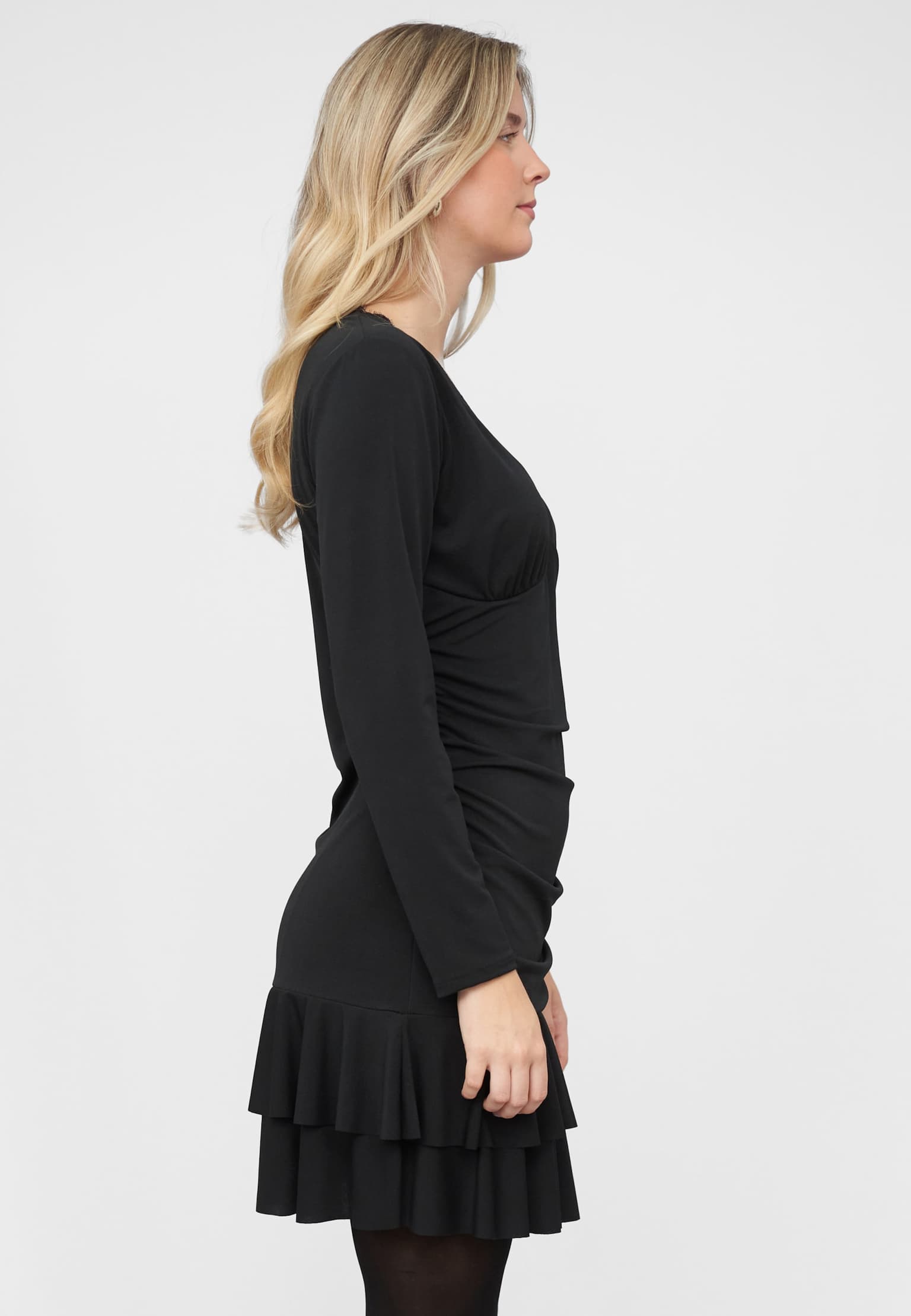 Cloud5ive Long Sleeve Dress with lace details – Bild 3