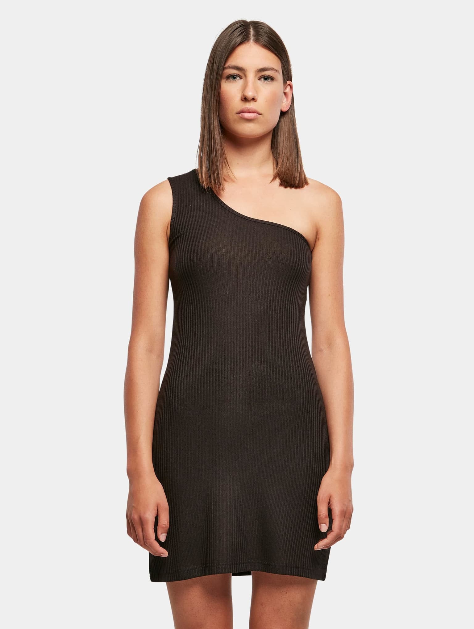 Urban Classics Ladies Rib One Shoulder Dress – Bild 3
