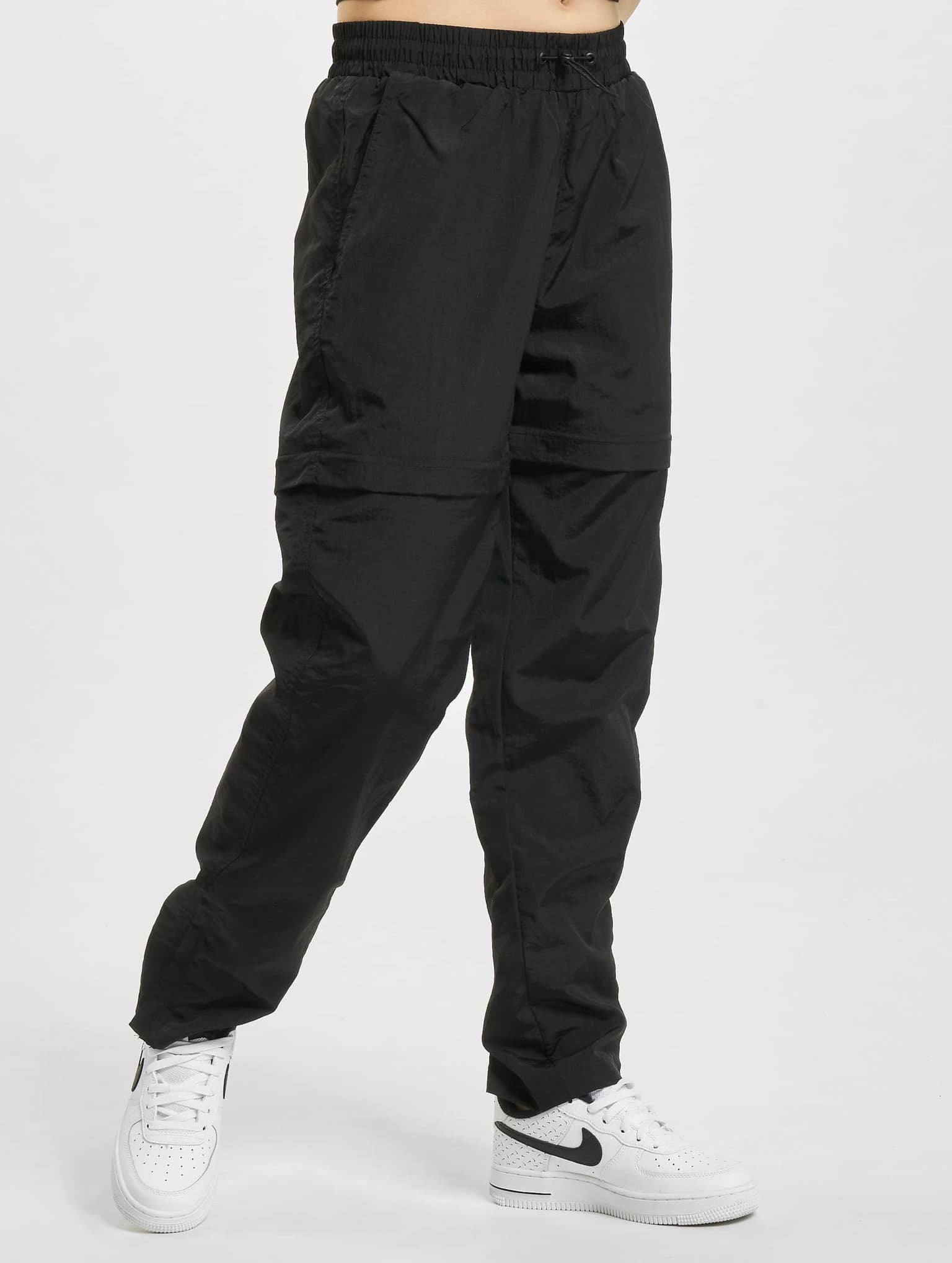 Urban Classics Ladies Shiny Crinkle Nylon Zip Pants