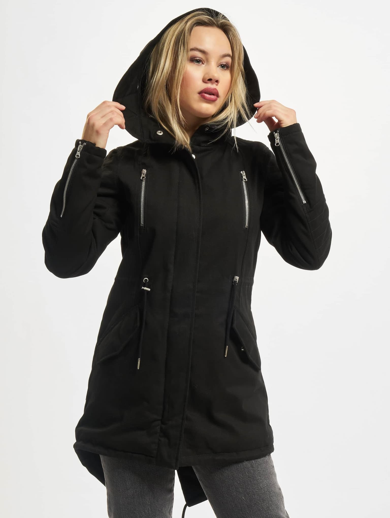 Urban Classics Ladies Sherpa Lined Cotton Parka – Bild 3