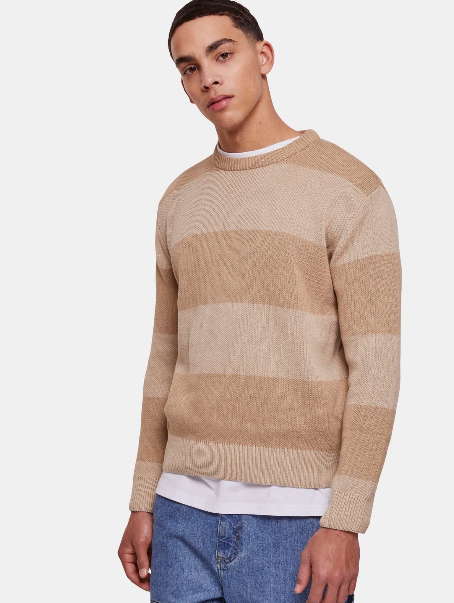 Urban Classics Heavy Oversized Striped Sweatshirt