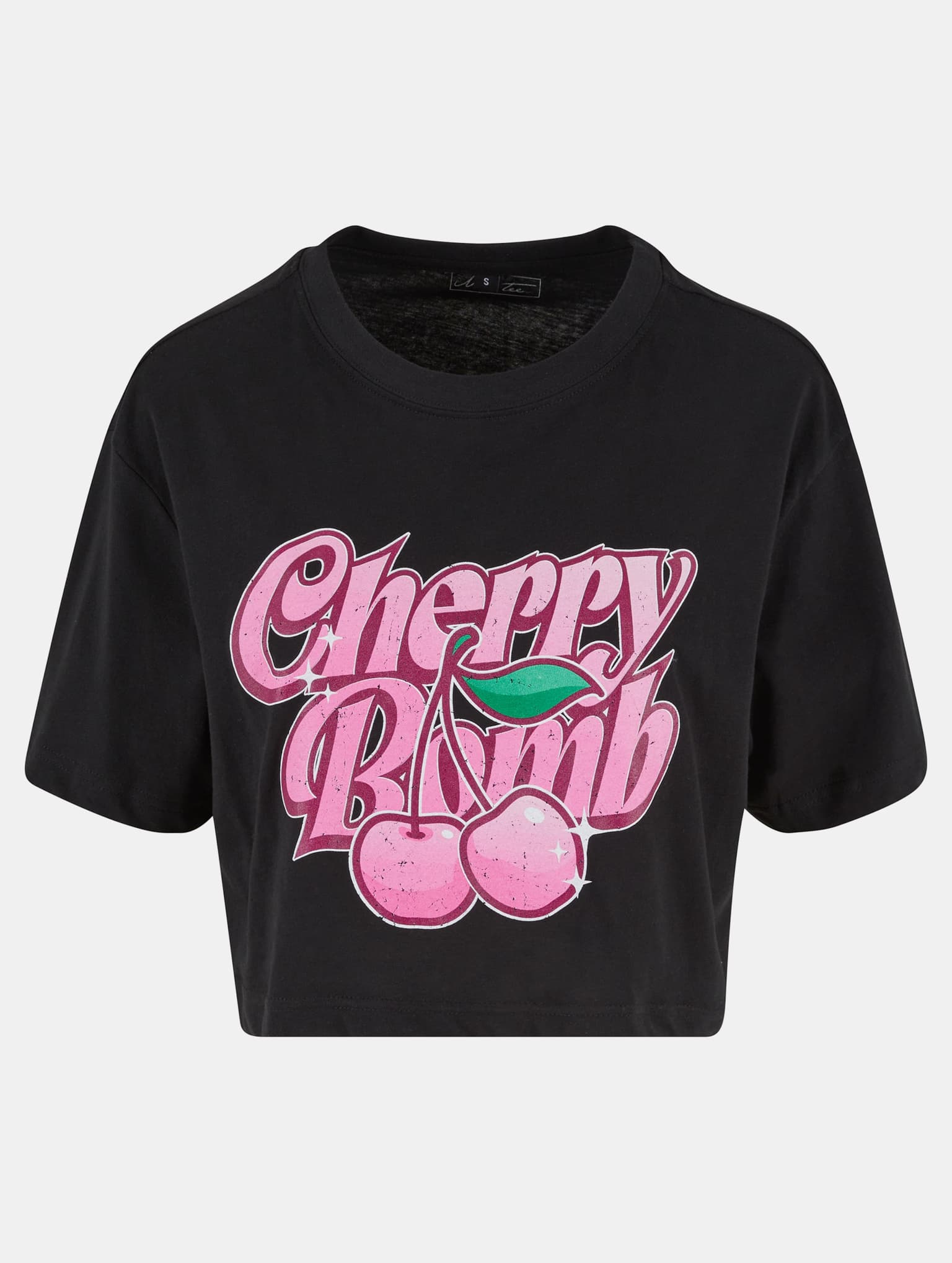 Miss Tee Cherry Bomb Ladies Short Overized – Bild 3