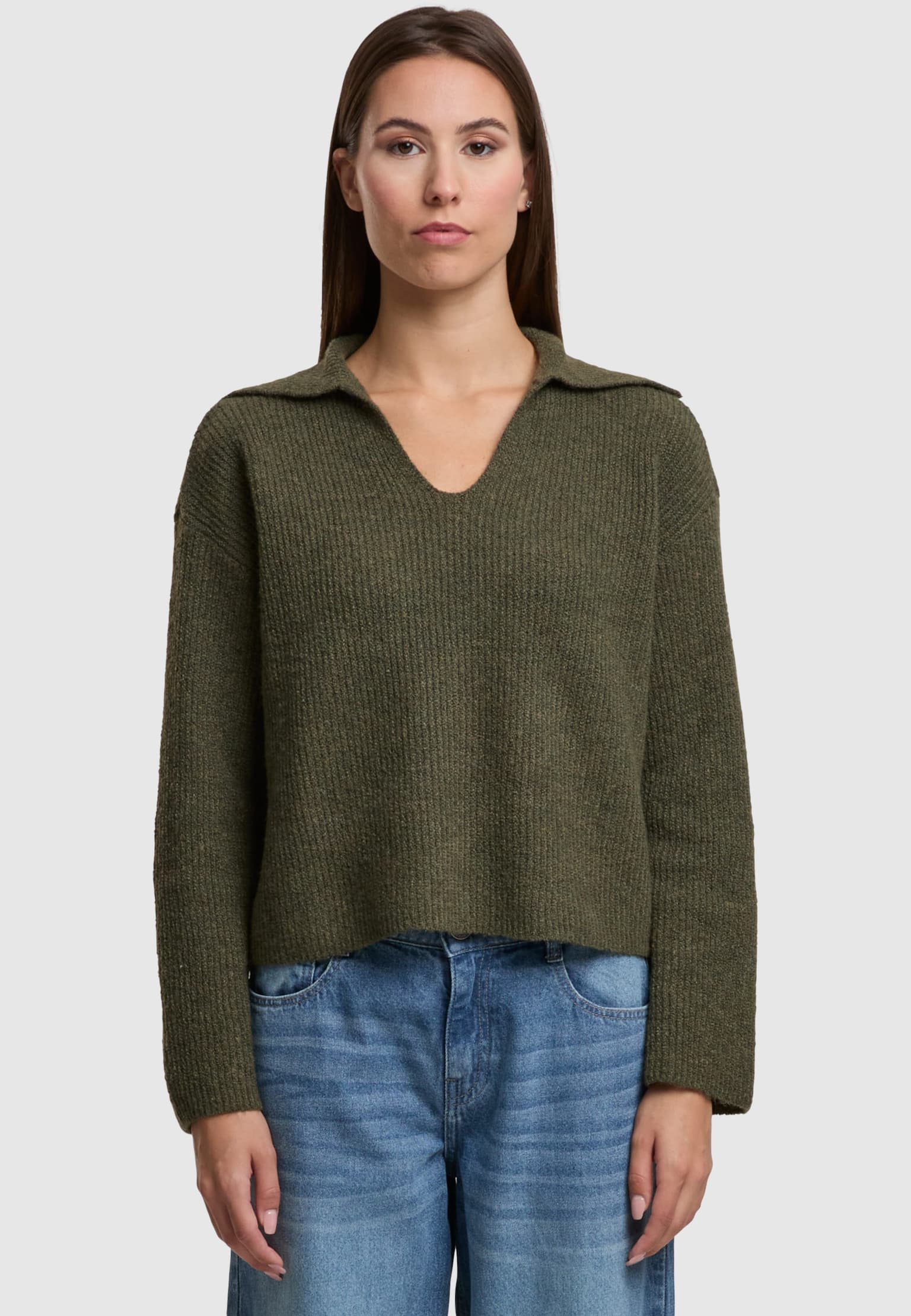 Noisy May NMNELLA L/S POLO WIDE SLEEVE KNIT FWD DD – Bild 3