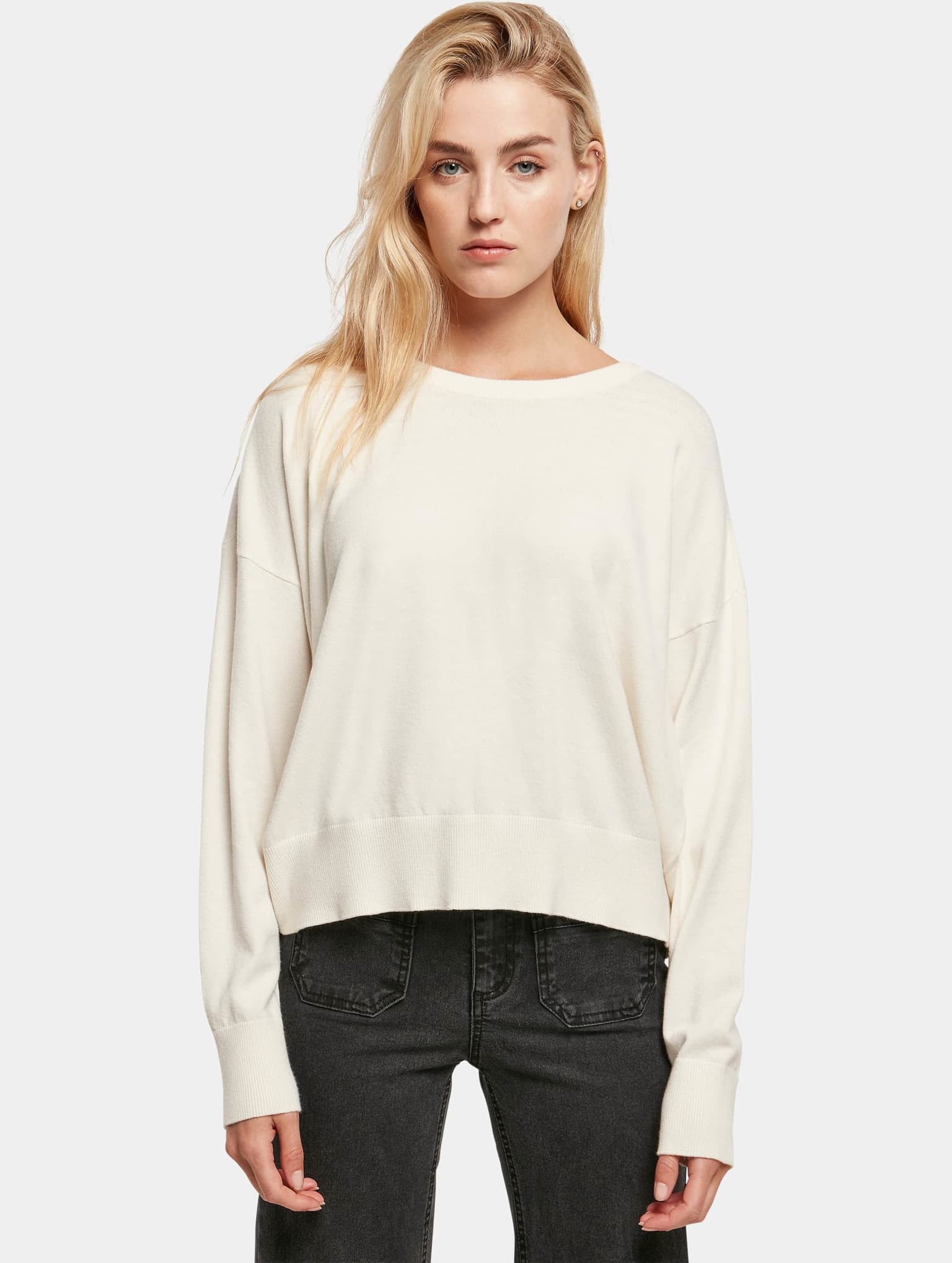 Urban Classics Ladies Eco Viscose Oversized Basic Sweater – Bild 3