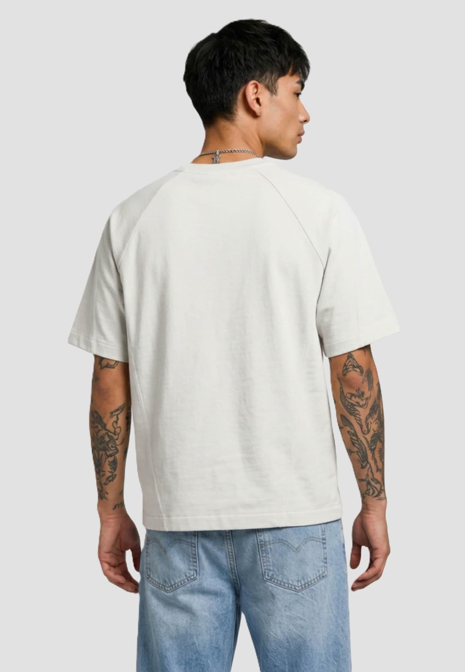 Urban Classics Contrast Seam Peached Heavy Tee – Bild 2
