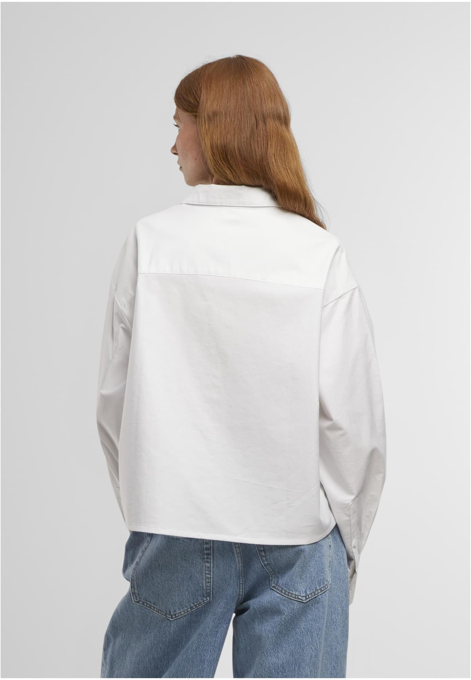 Urban Classics Ladies Short Oxford Shirt – Bild 2