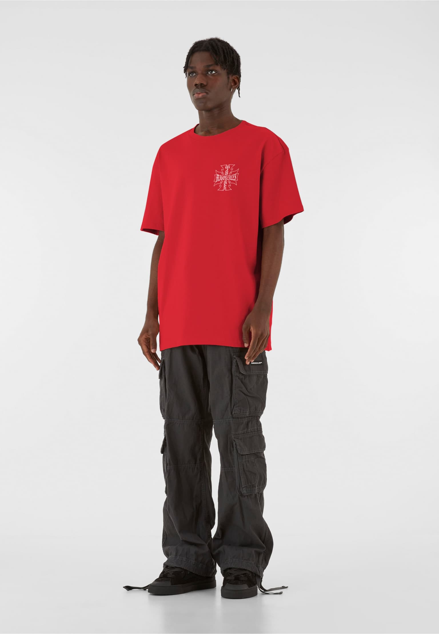 MJ Gonzales MJG Heavy Oversized Tee - Iron Cross – Bild 4