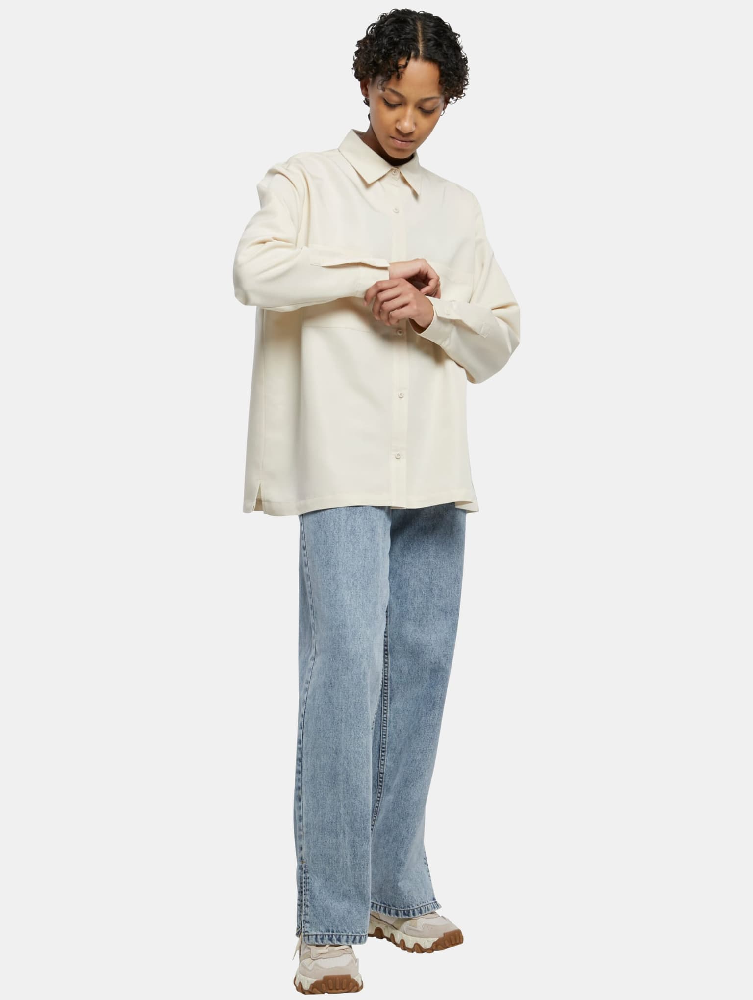 Urban Classics Ladies Oversized Twill Shirt – Bild 4