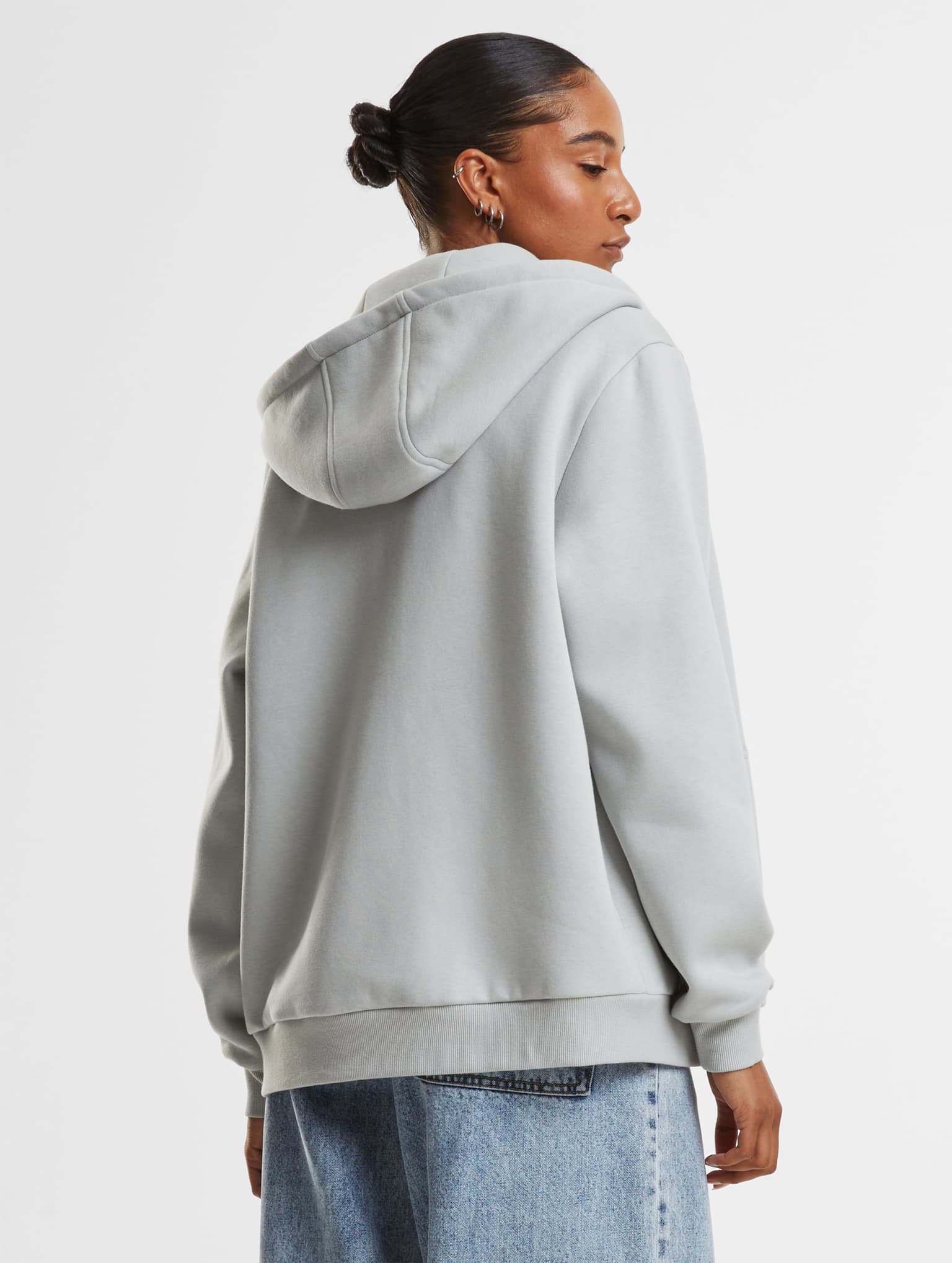 Urban Classics Ladies Fluffy Zip Hoodie – Bild 2
