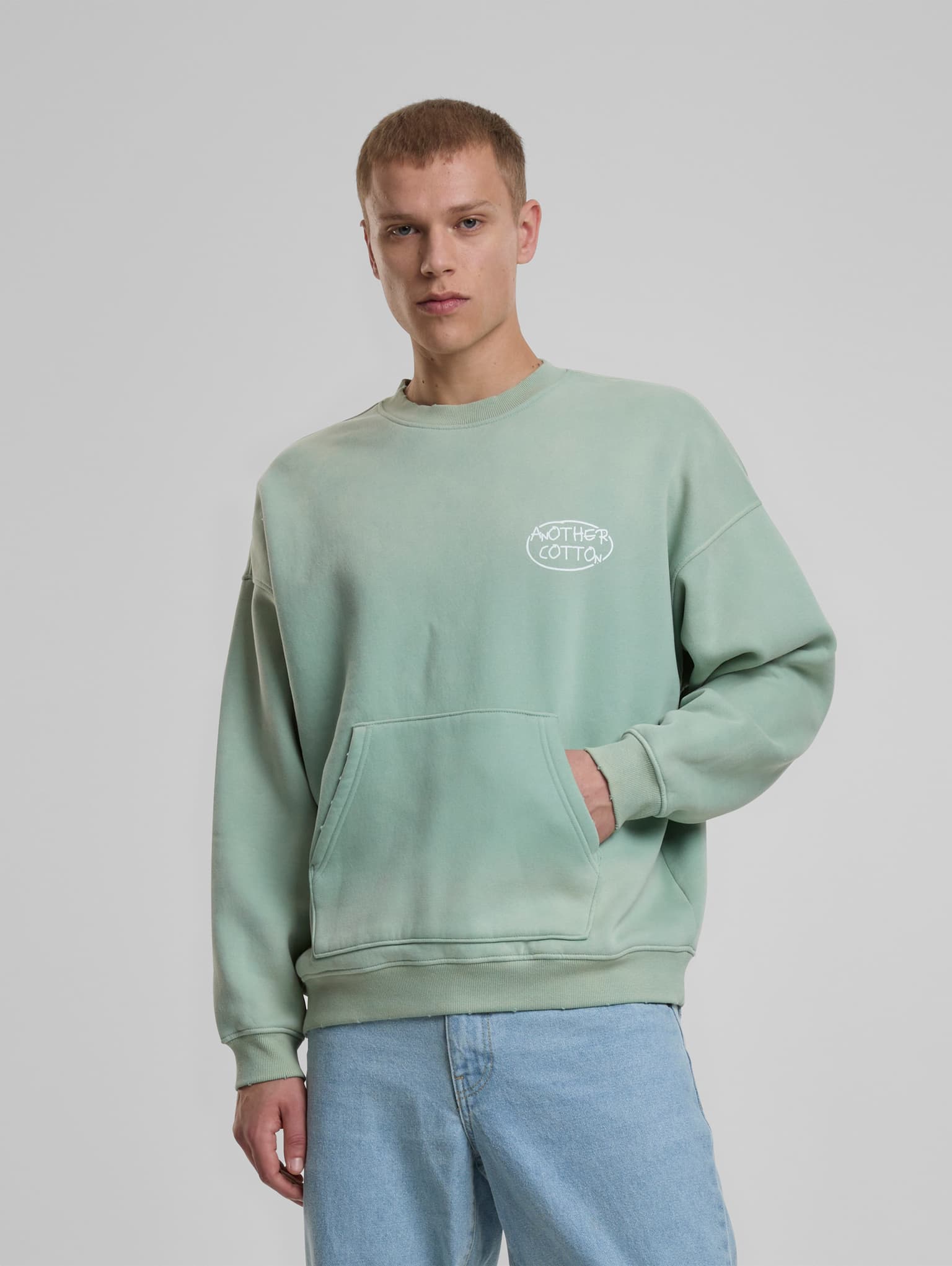 Another Cotton Lab Matcha Mornings Oversized Sweatshirt