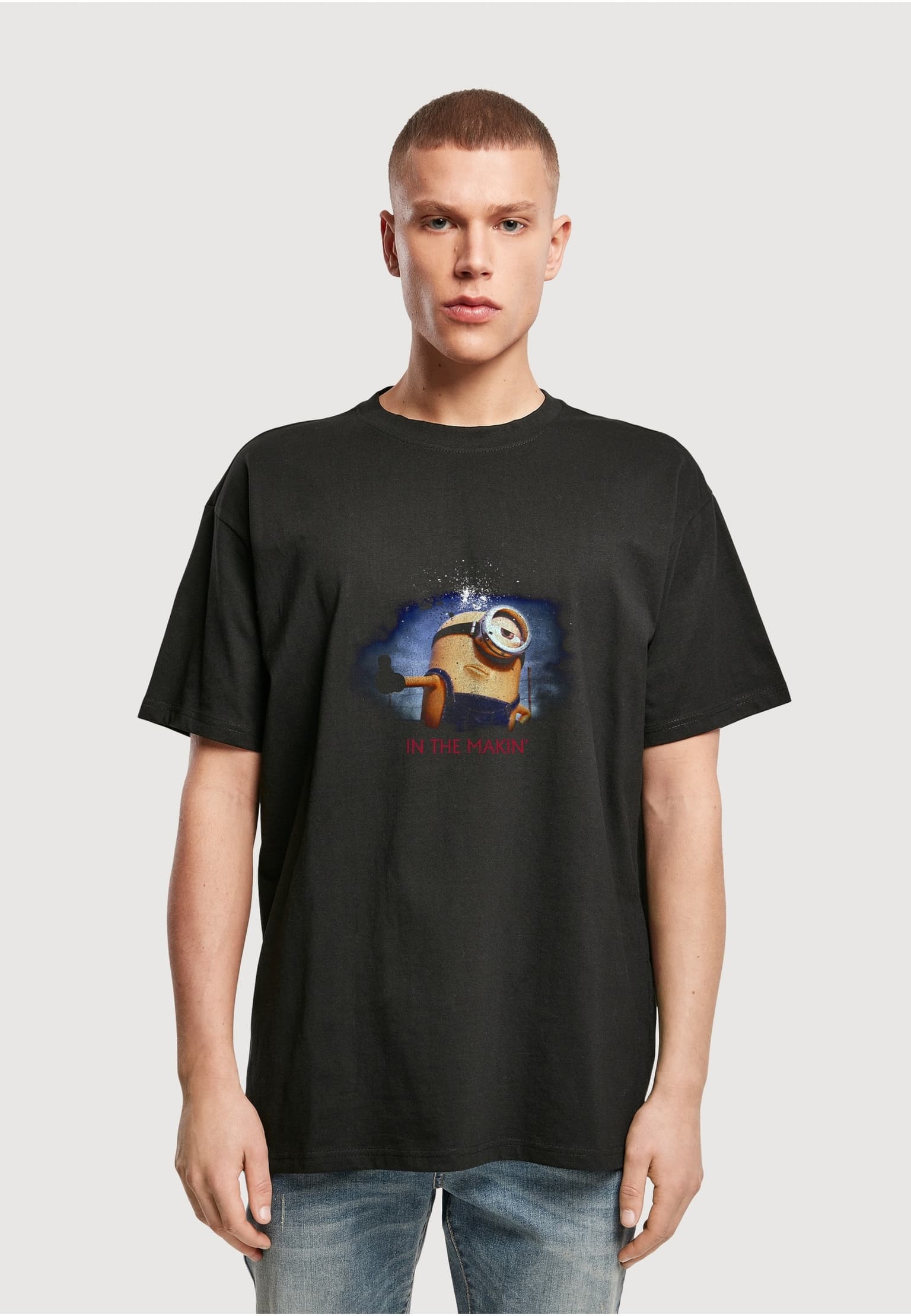 Merchcode Minions in the makin Heavy Oversize Tee