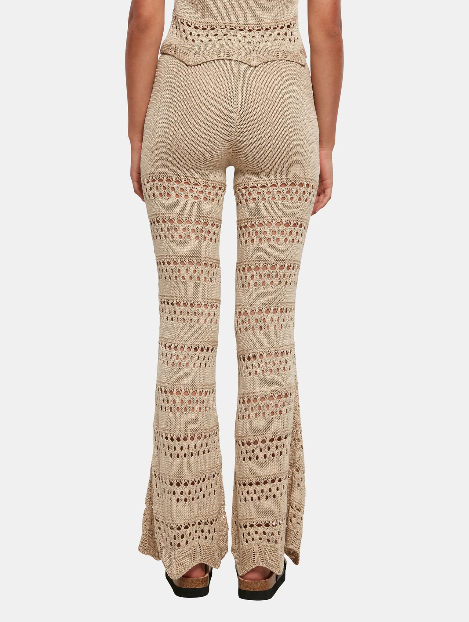 Urban Classics Ladies Flared Crochet Knit Leggings – Bild 2