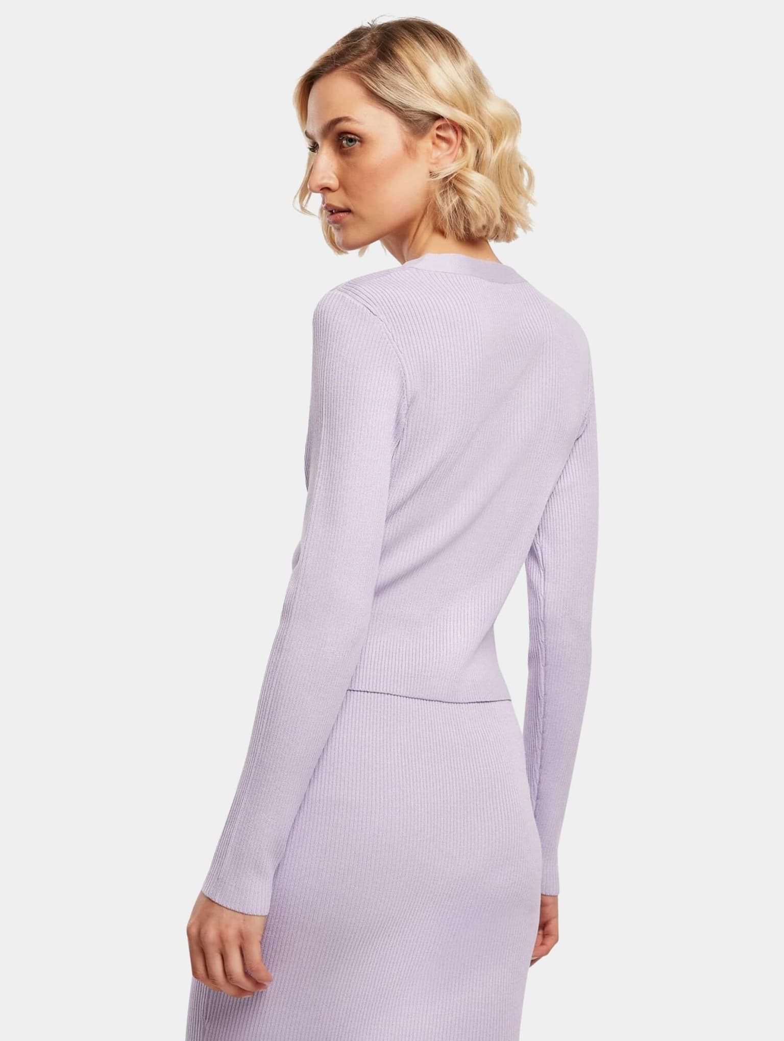 Urban Classics Ladies Short Rib Knit Cardigan – Bild 2