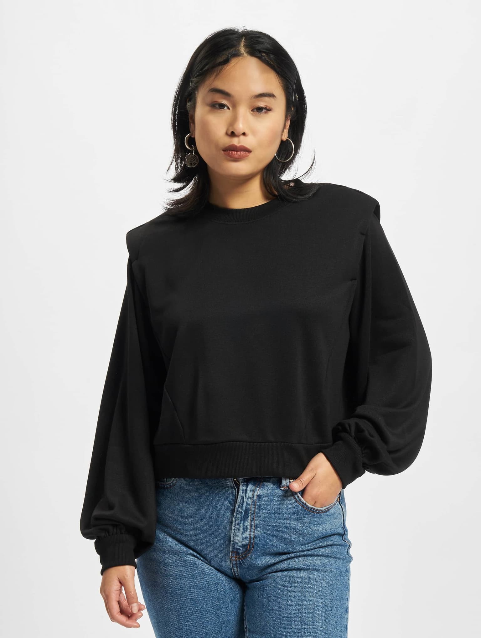 Urban Classics Ladies Padded Shoulder Modal Terry Crewneck – Bild 3