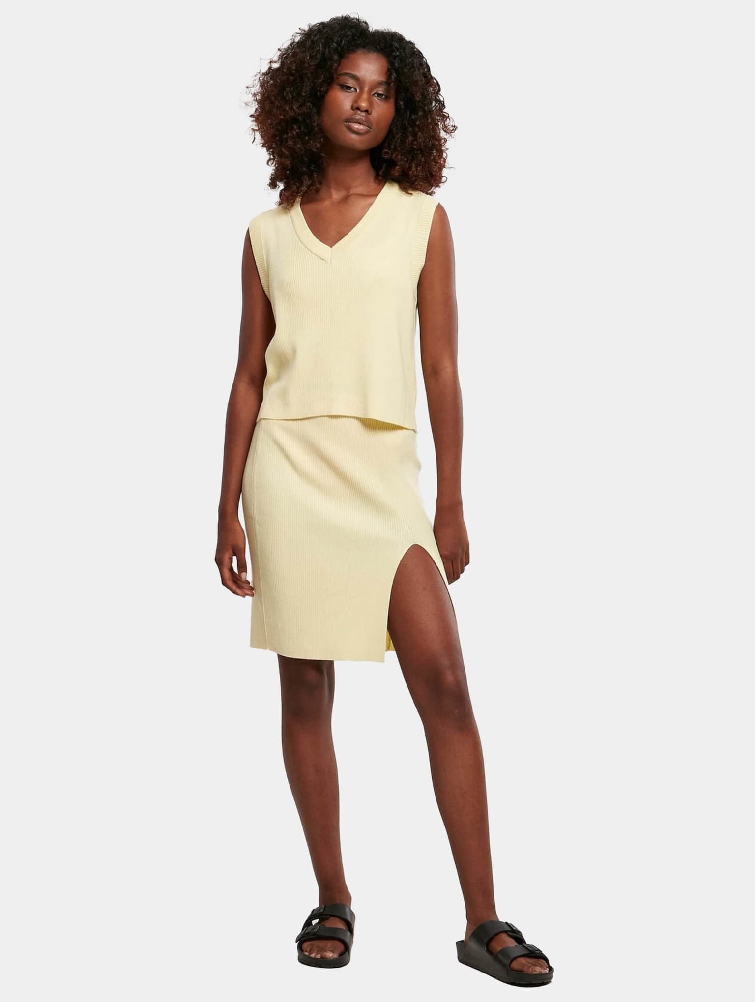 Urban Classics Ladies Short Knittd Slip On – Bild 4