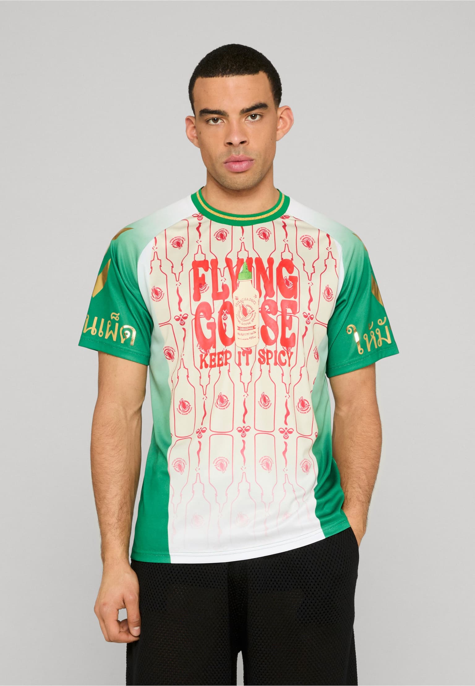 Sriracha x Hummel Loose Trikot T-Shirt