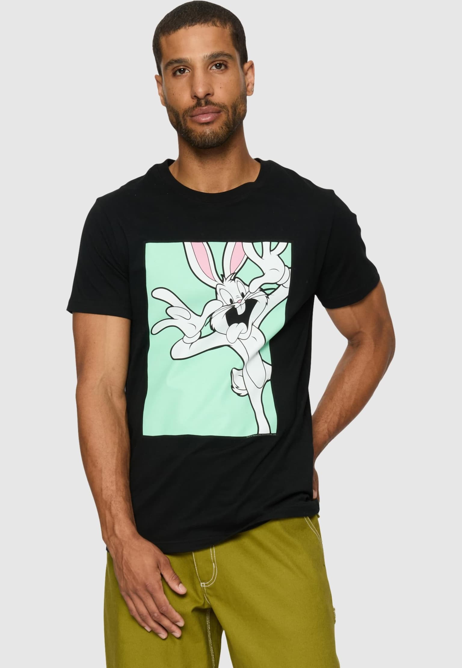 Merchcode Looney Tunes Bugs Bunny Funny Face Tee