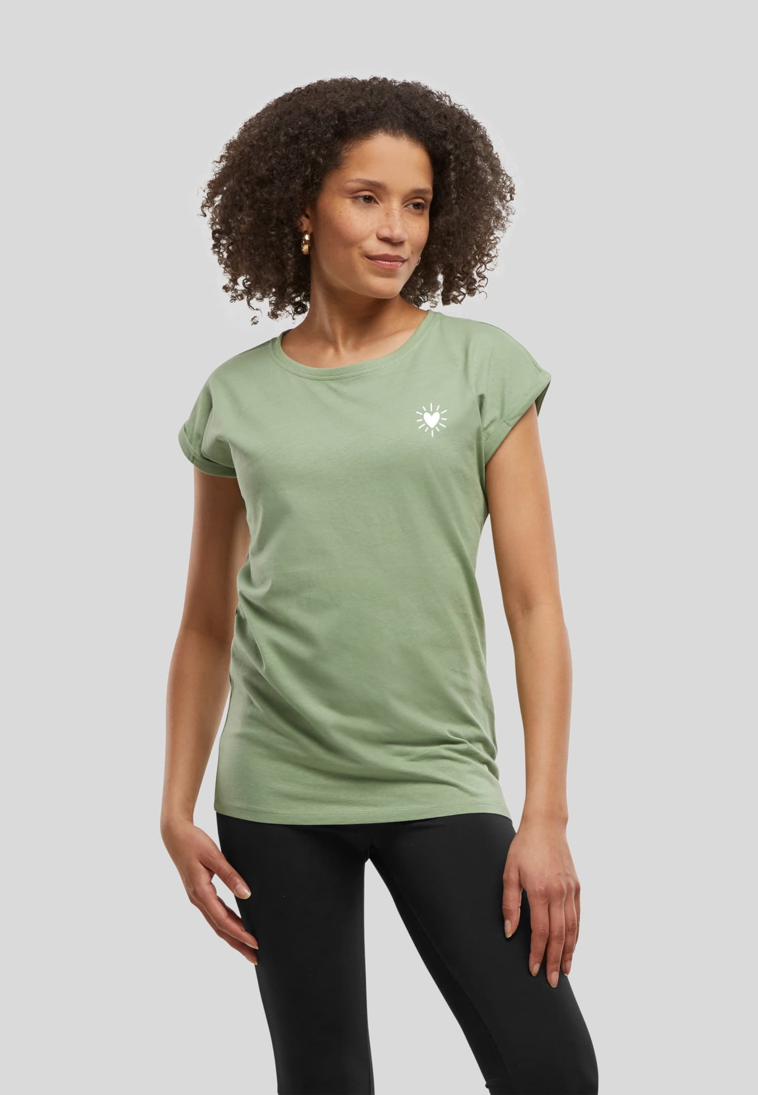 Urban Classics Radiant Heart Shoulder Tee
