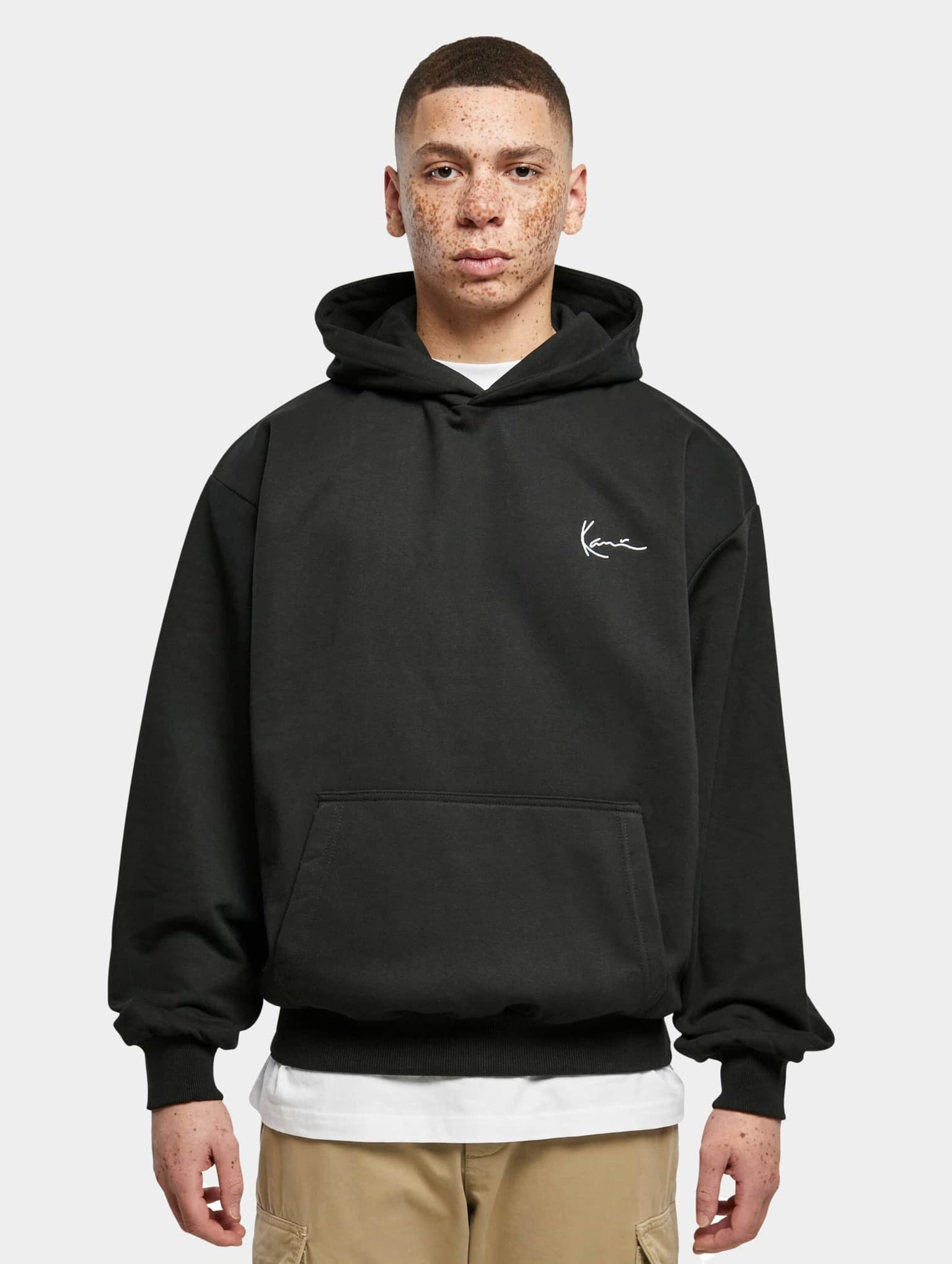 Karl Kani KM231-046-2KK Chest Signature OS Hoodie black – Bild 3