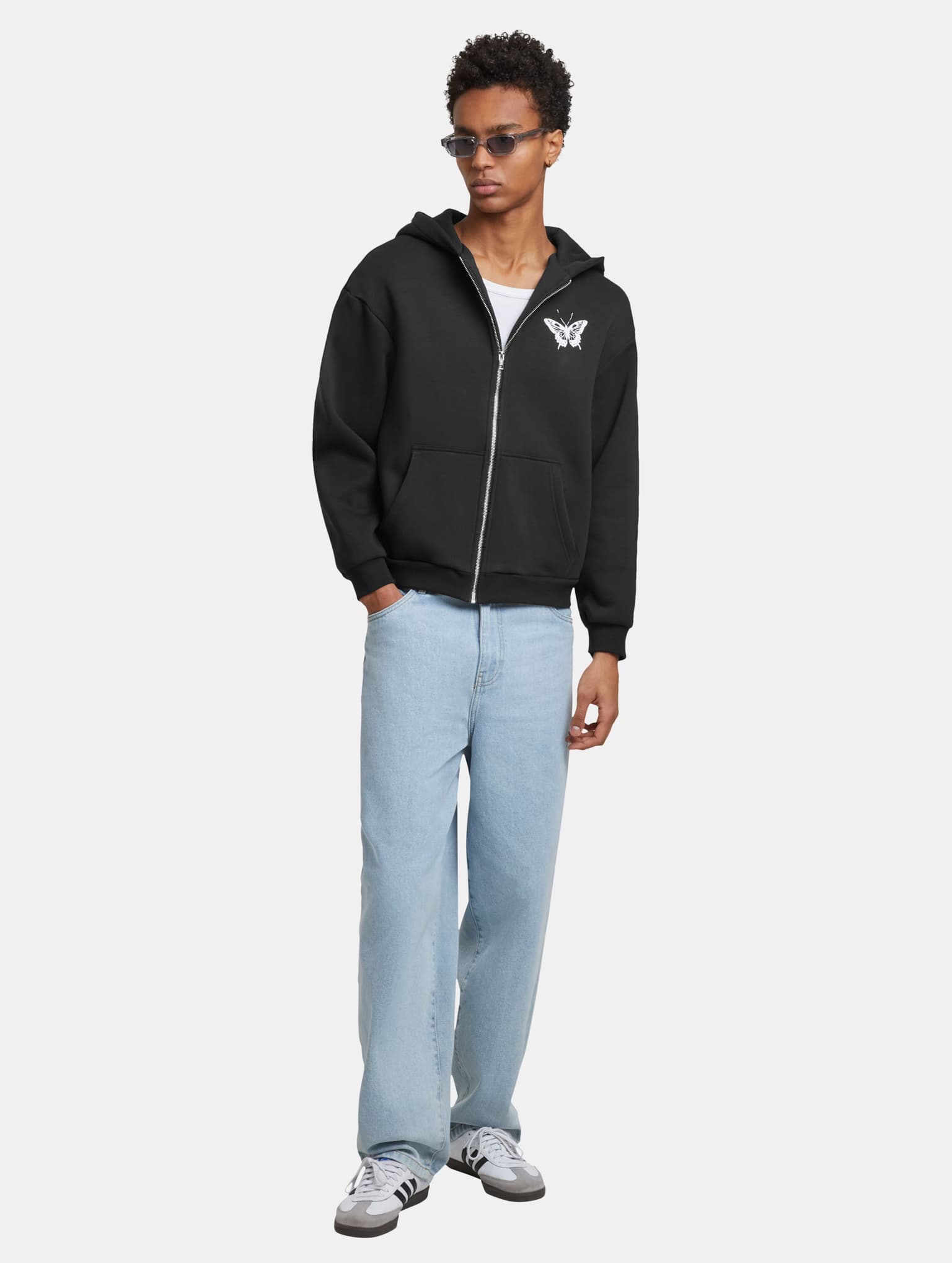 Mister Tee Upscale Let‘s Get Lost Fluffy Zip Hoody – Bild 4