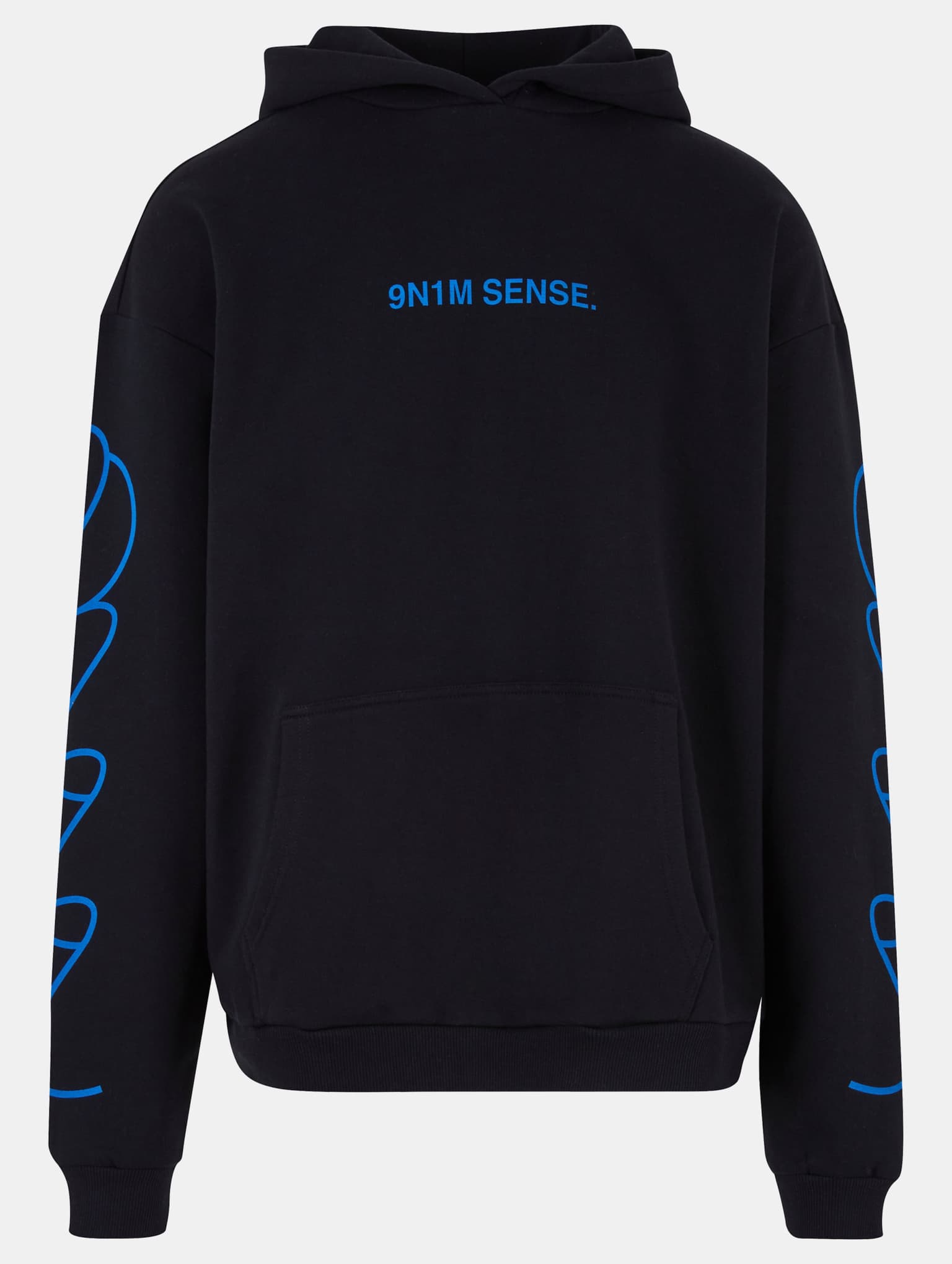 9N1M SENSE Blue Logo Hoodie – Bild 4