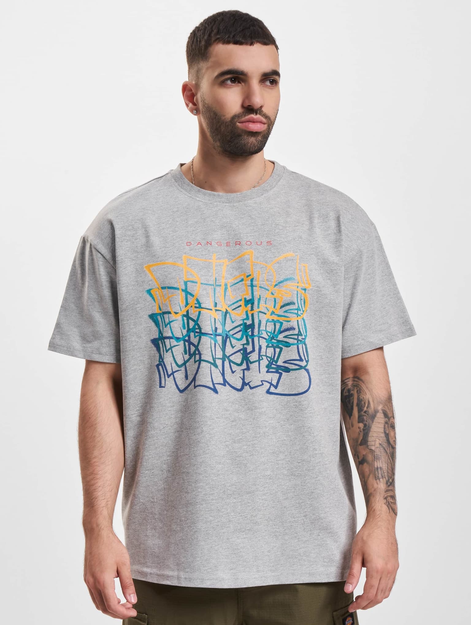 Dangerous DNGRS Spray Print T-Shirt – Bild 3