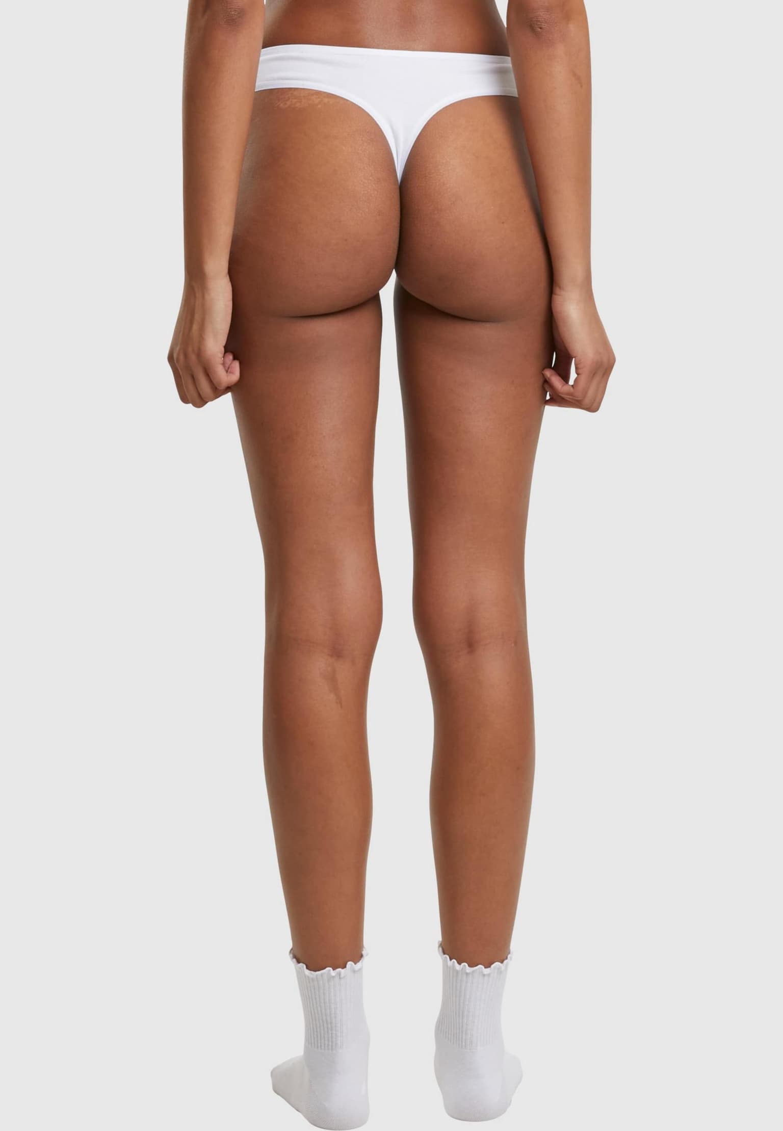 Urban Classics Ladies Basic Cotton Tanga 5-Pack – Bild 2