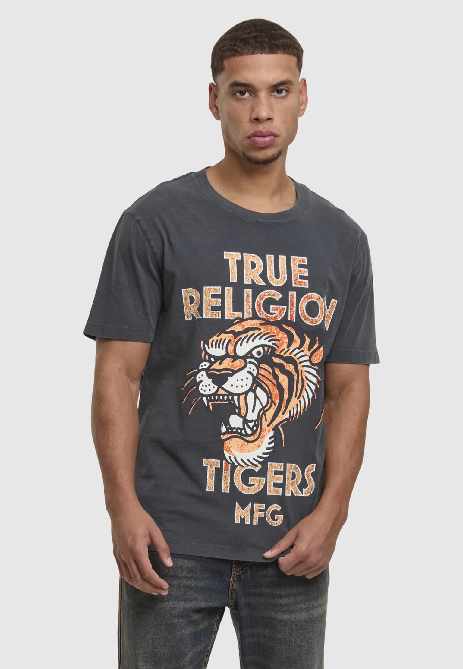 True Religion MFG TIGER VINTAGE TEE