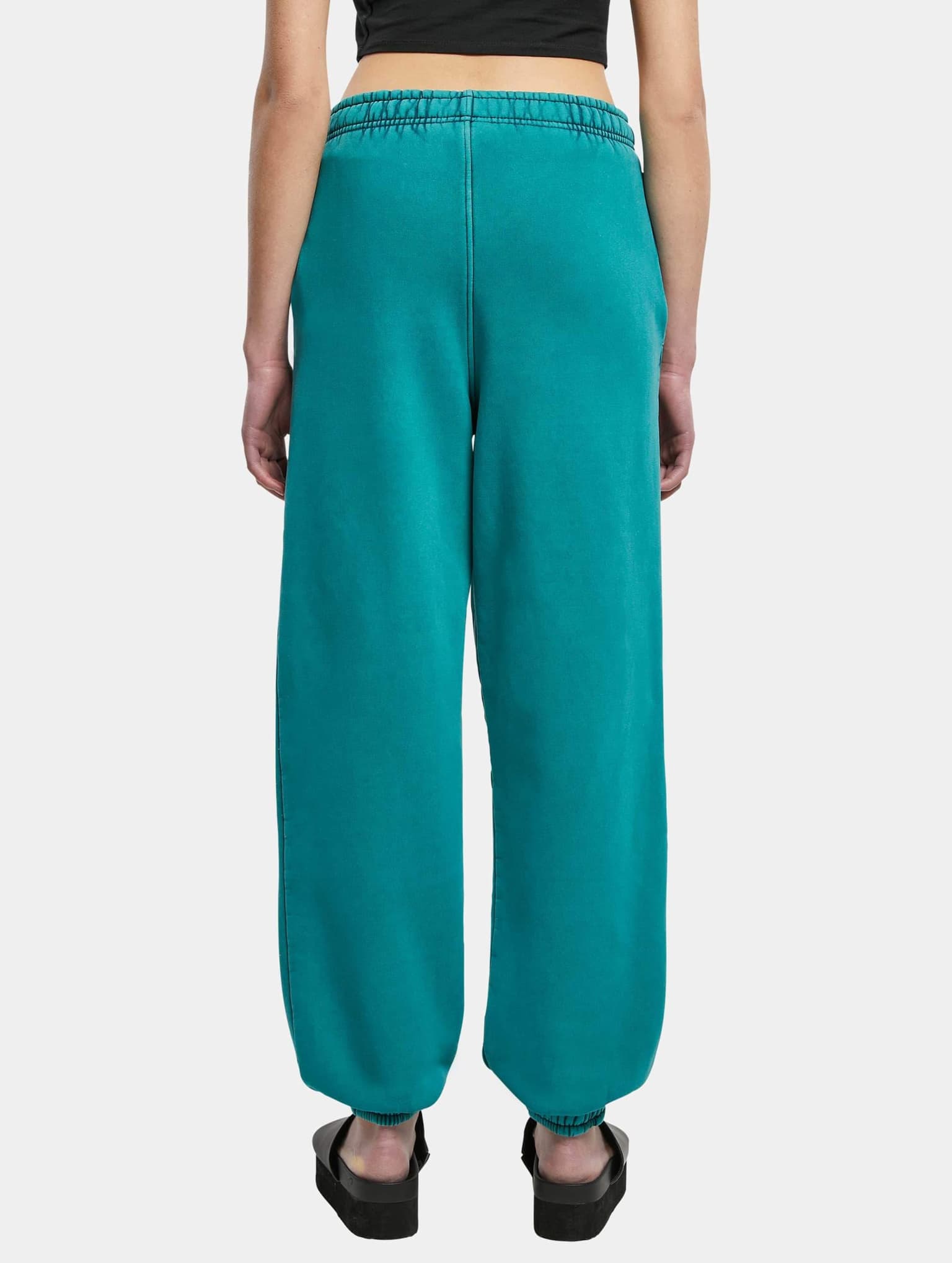 Urban Classics Ladies High Waist Stone Washed Sweat Pants – Bild 2