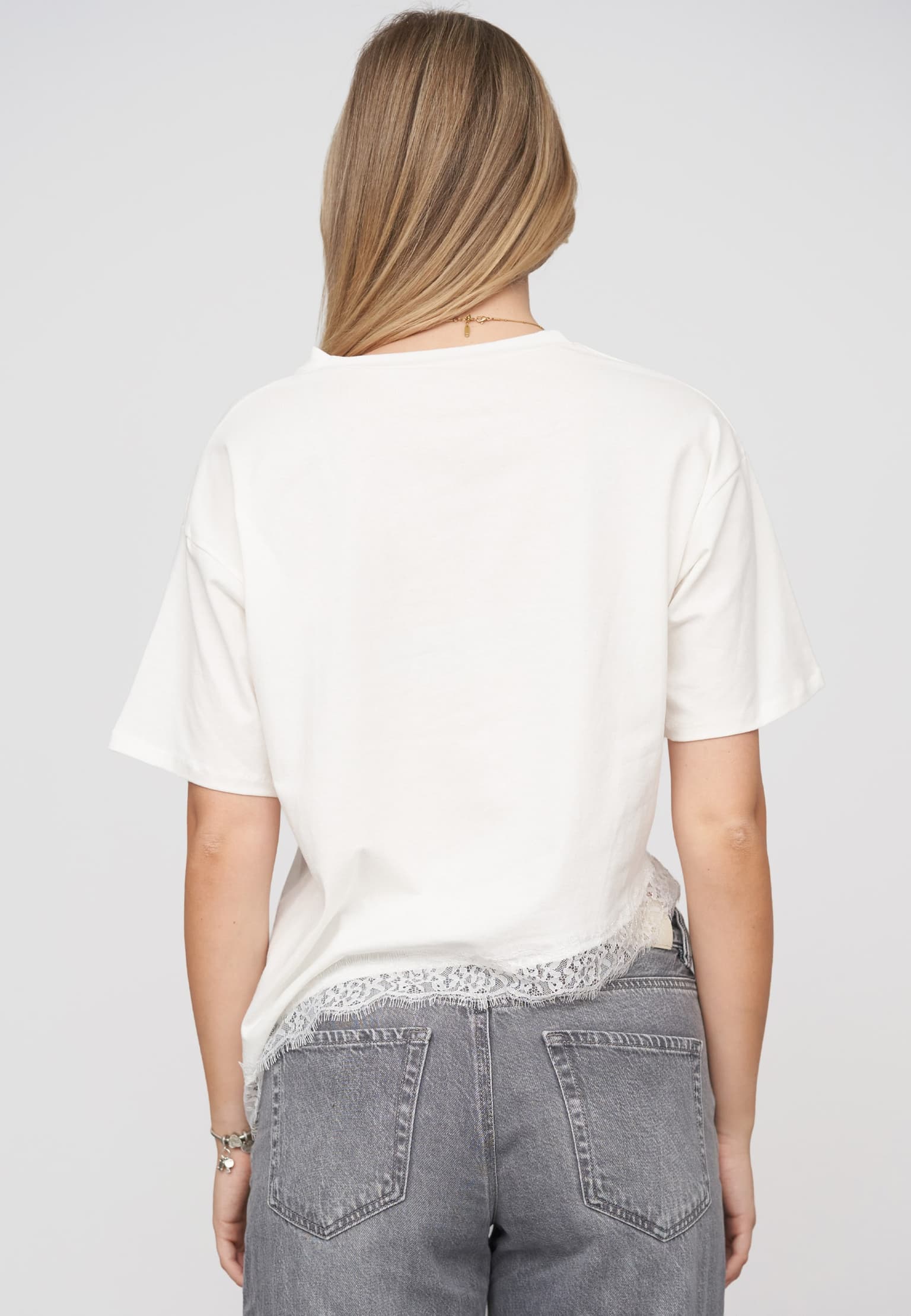 Cloud5ive Asymetric Lace Shirt – Bild 2