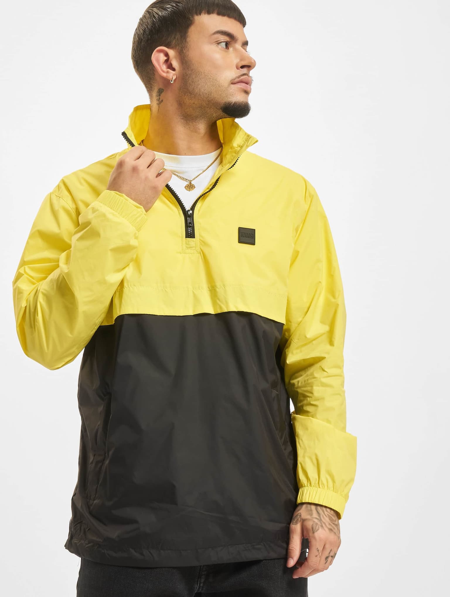 Urban Classics Stand Up Collar Pull Over Jacket