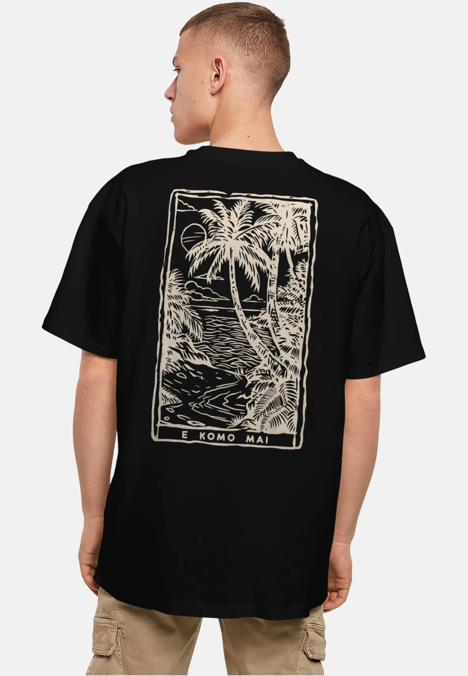 Merchcode Hawai Oversized T-shirt – Bild 2